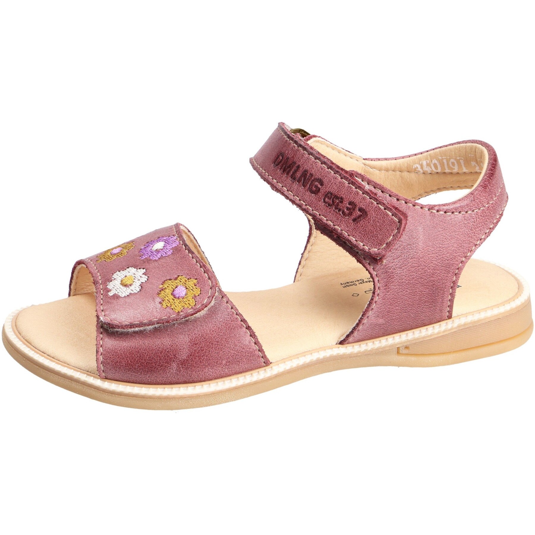 rote sandale 3-4 ansicht