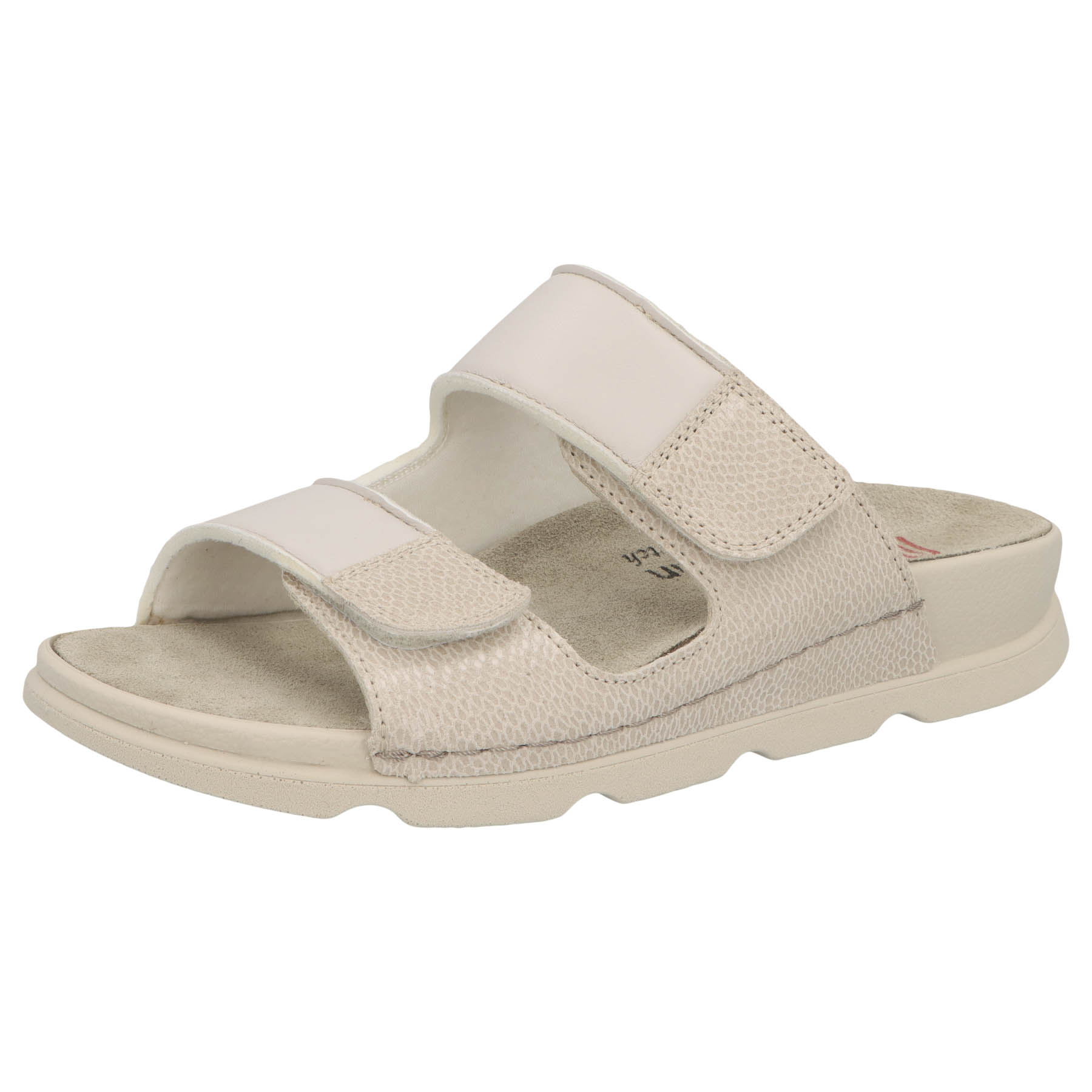 altbeige Leder/Stretch