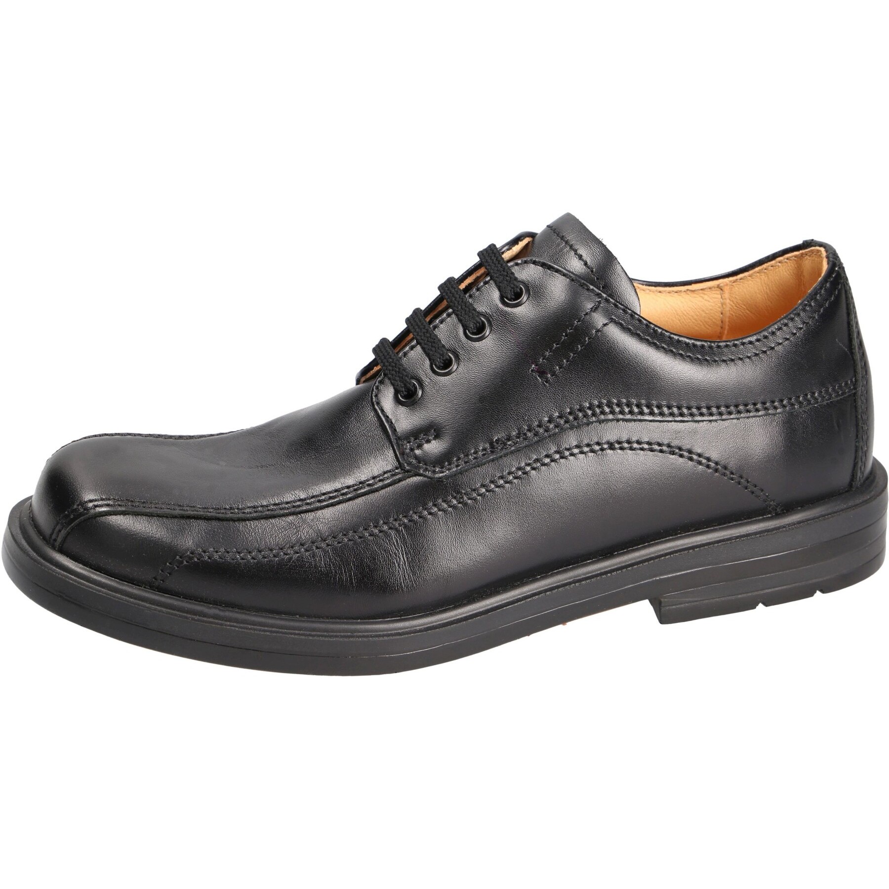 schwarze halbschuh 3-4 ansicht