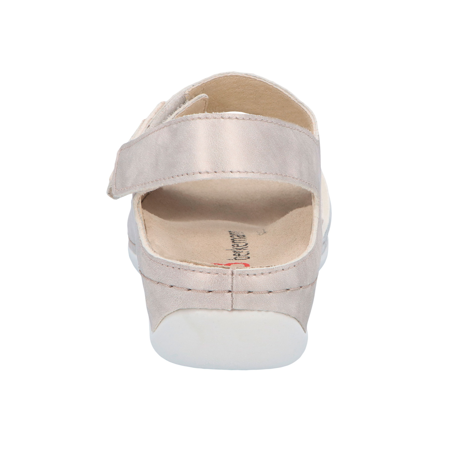 mehrfarbige sandale hinteransicht