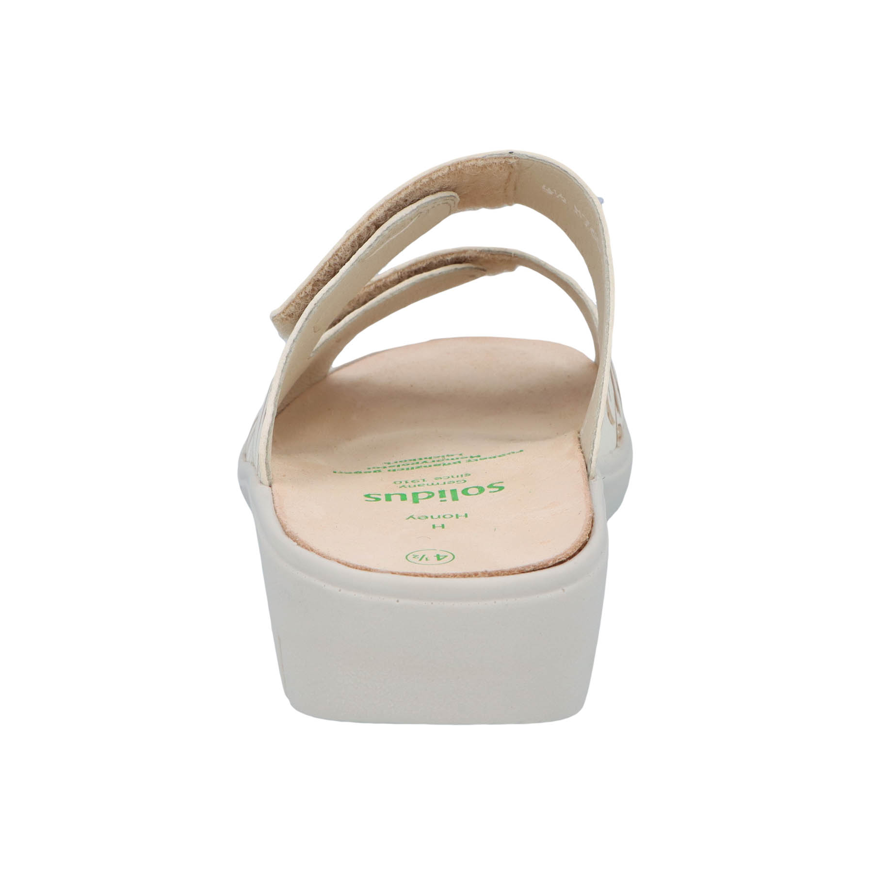 mehrfarbige pantolette hinteransicht