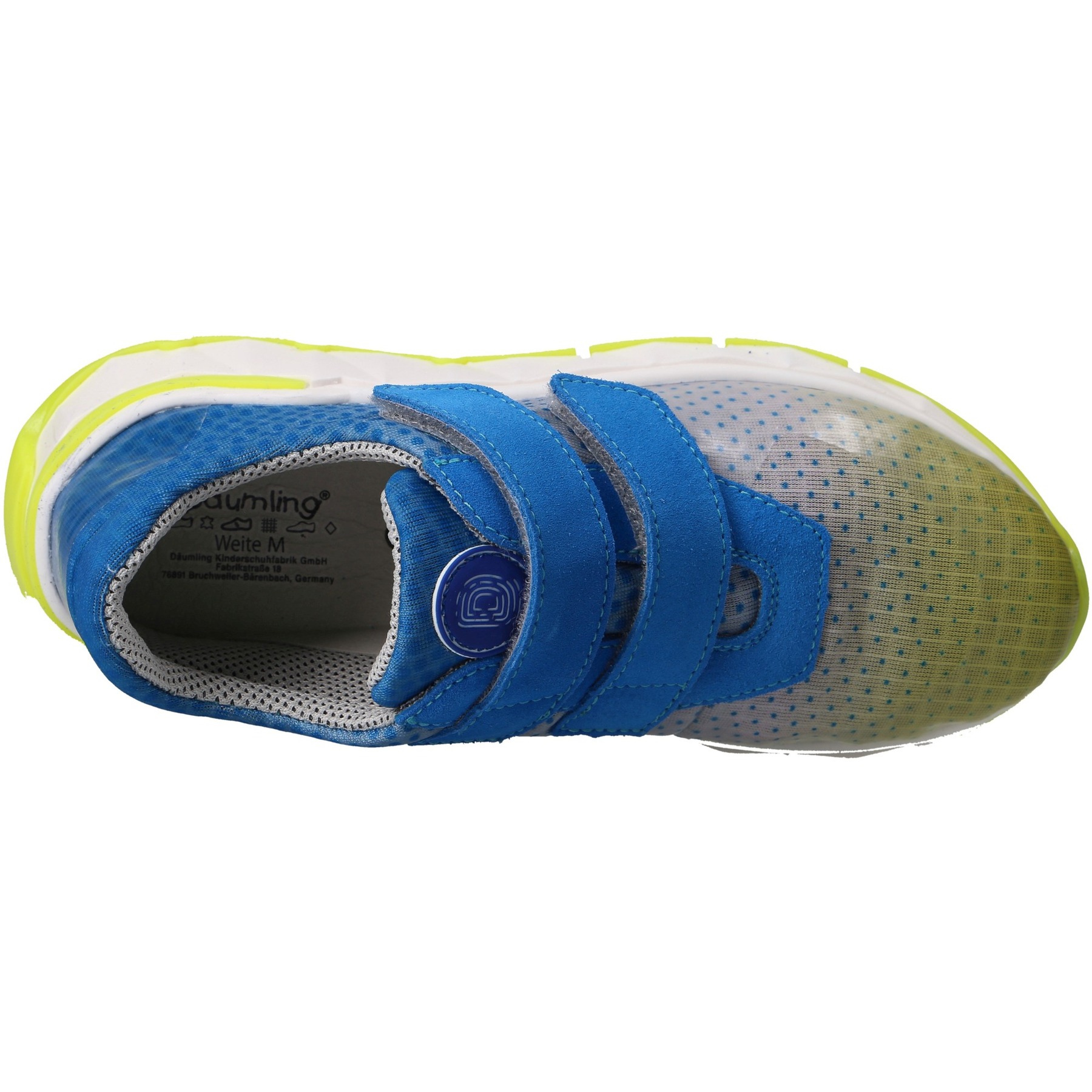 mehrfarbige sneaker draufsicht