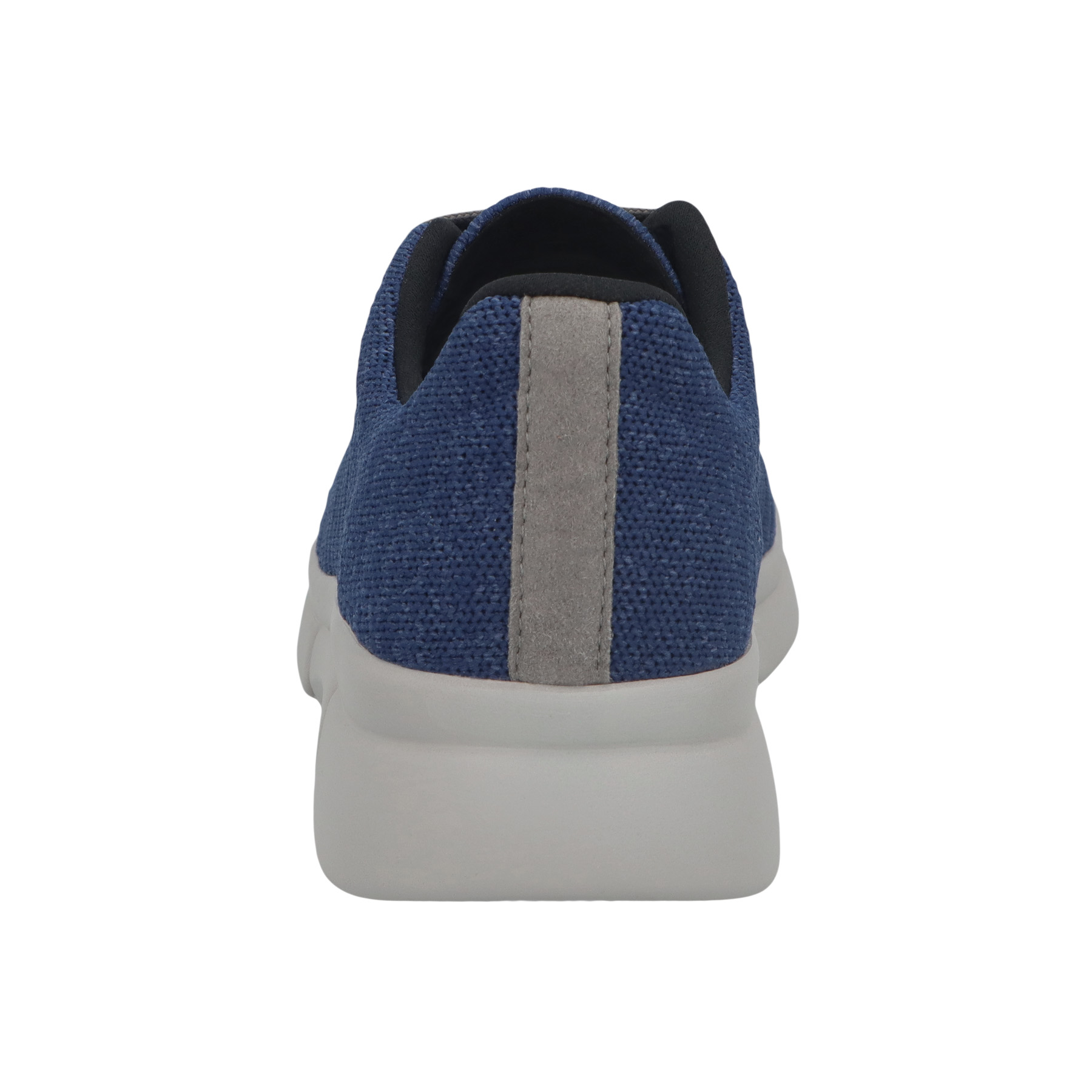 blaue sneaker hinteransicht