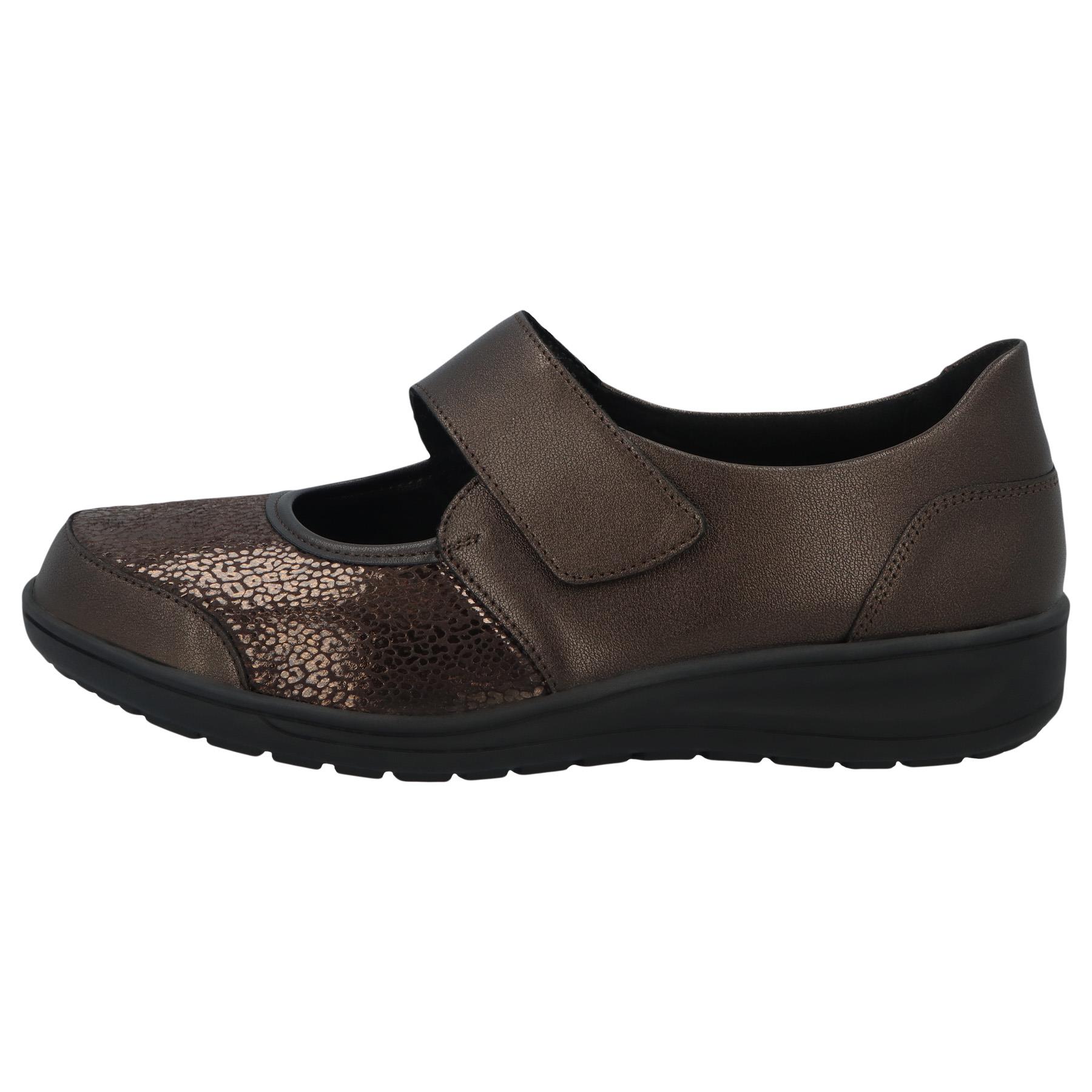 braune slipper seitenansicht links