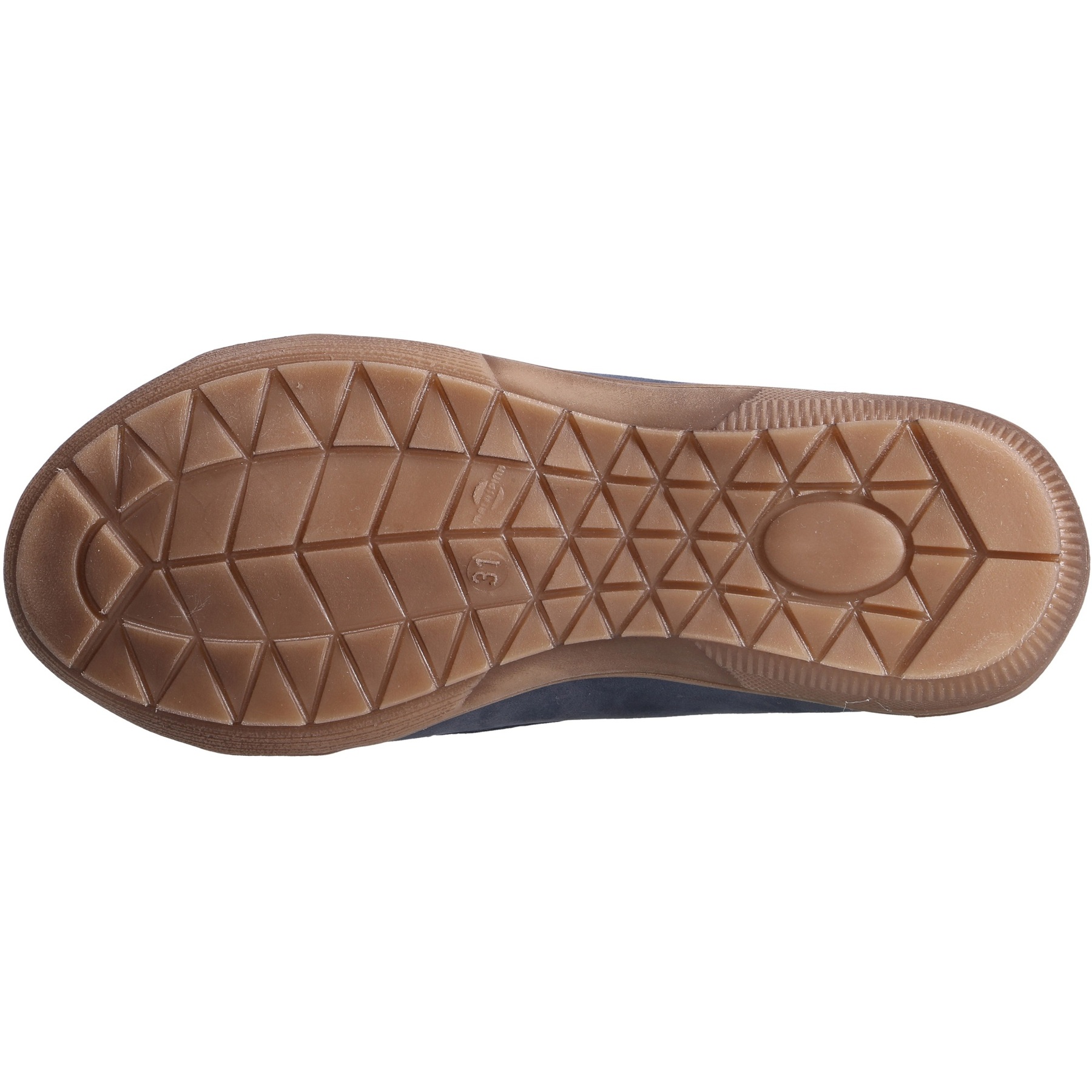 blaue mid cut sohlenansicht