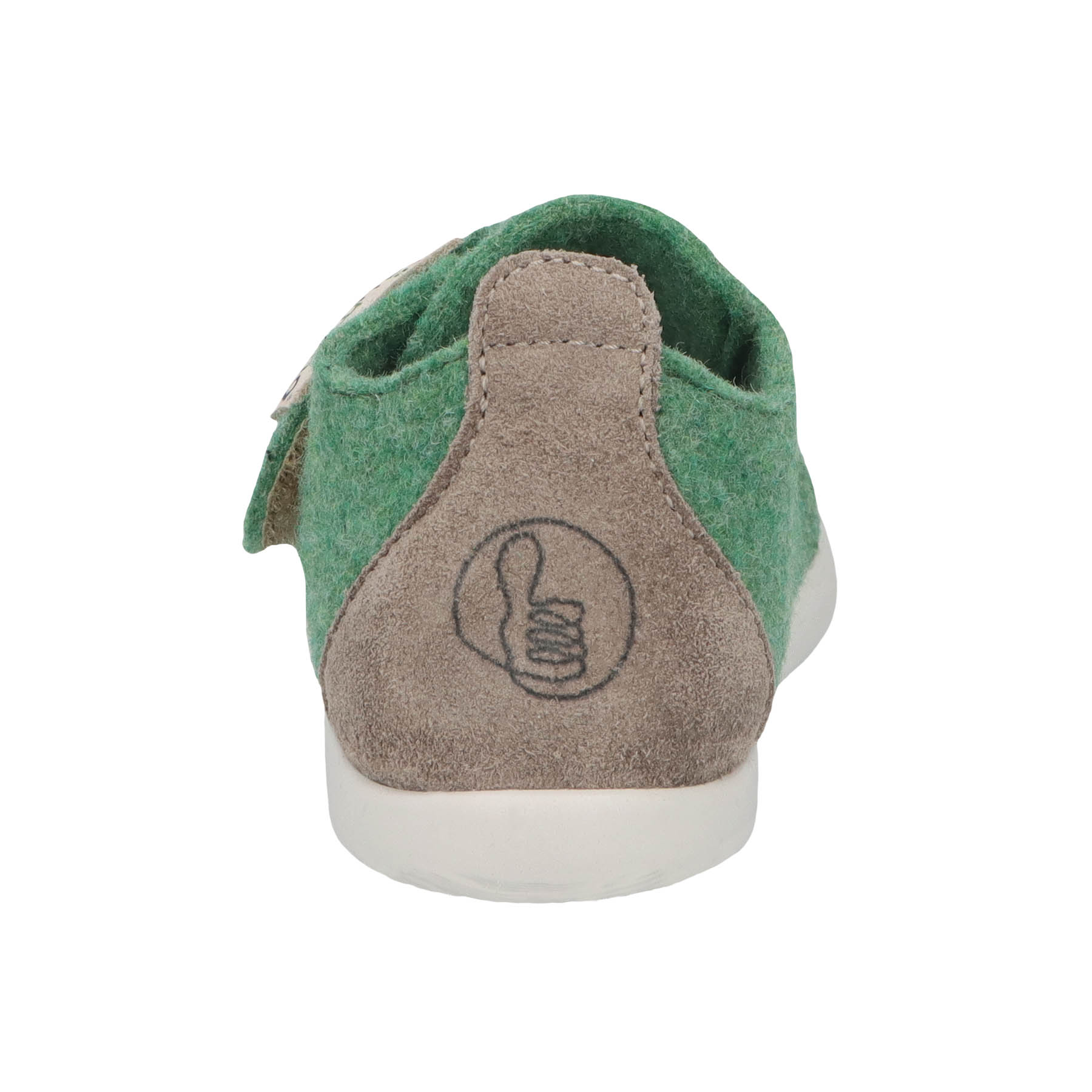 grüne lauflernschuhe hinteransicht