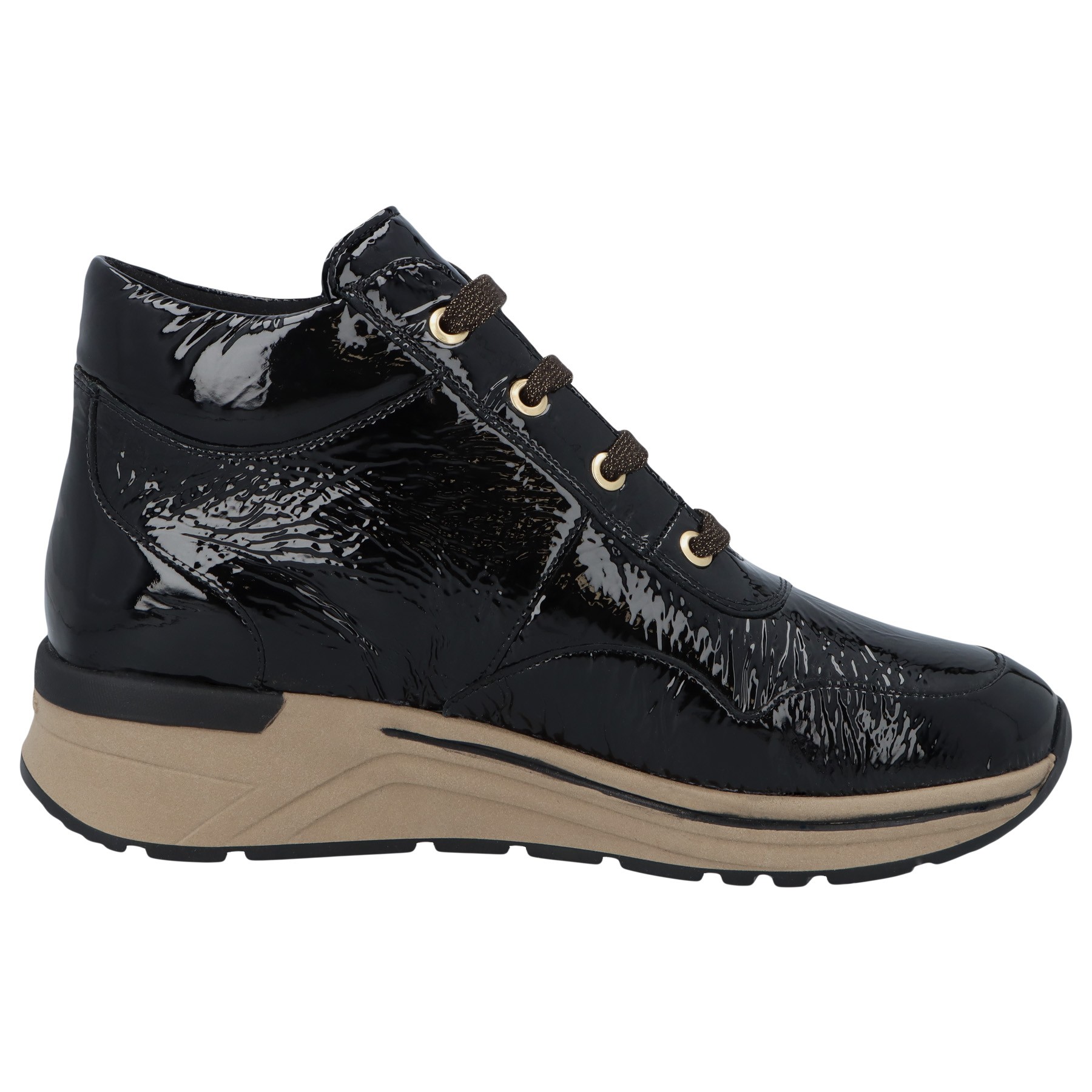 schwarze stiefel seitenansicht rechts
