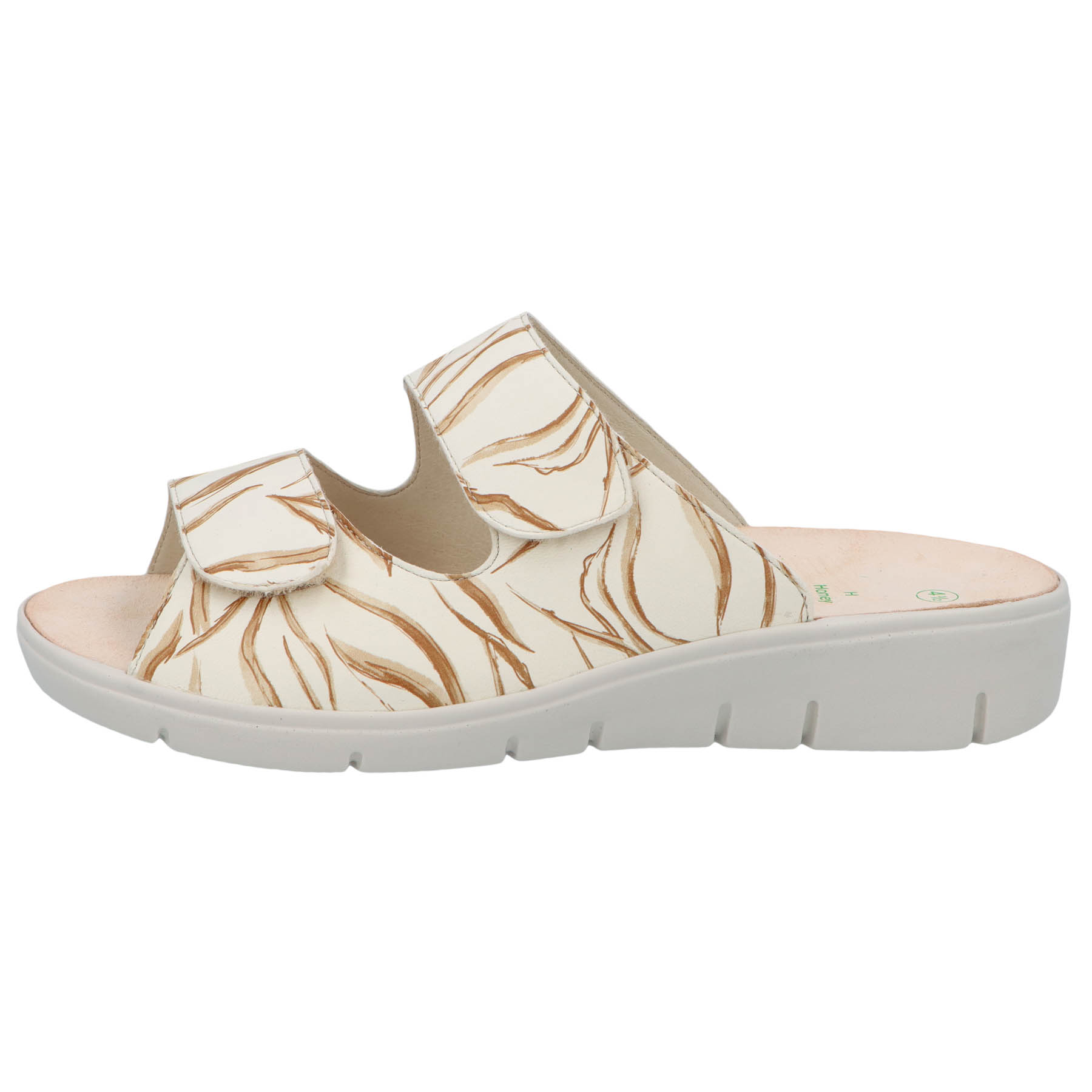 mehrfarbige pantolette seitenansicht links