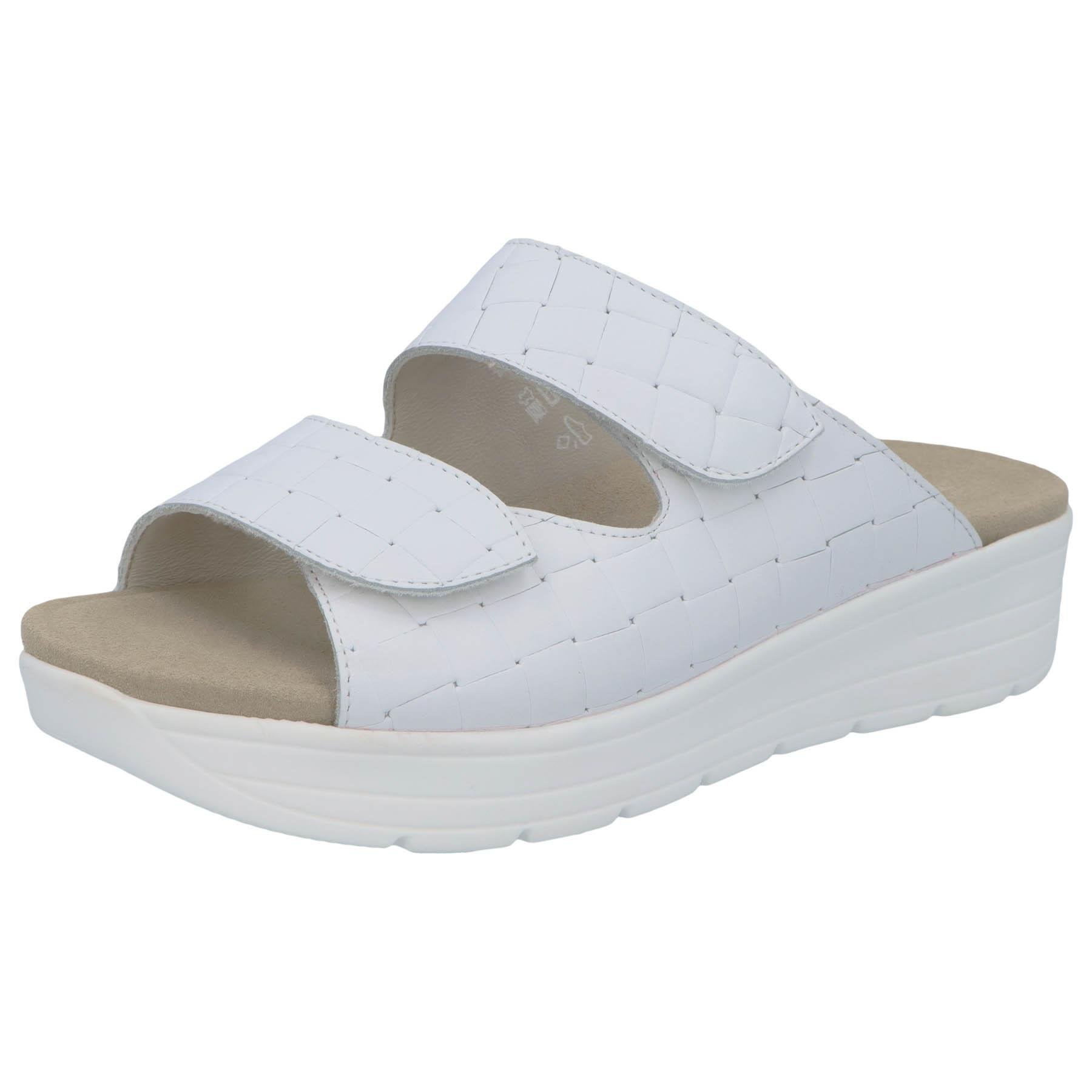 weiße pantolette 3-4 ansicht