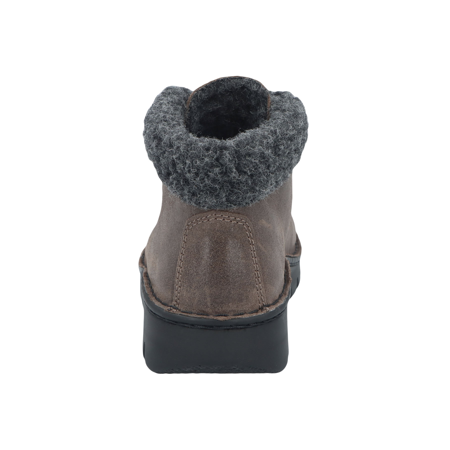 braune stiefeletten hinteransicht