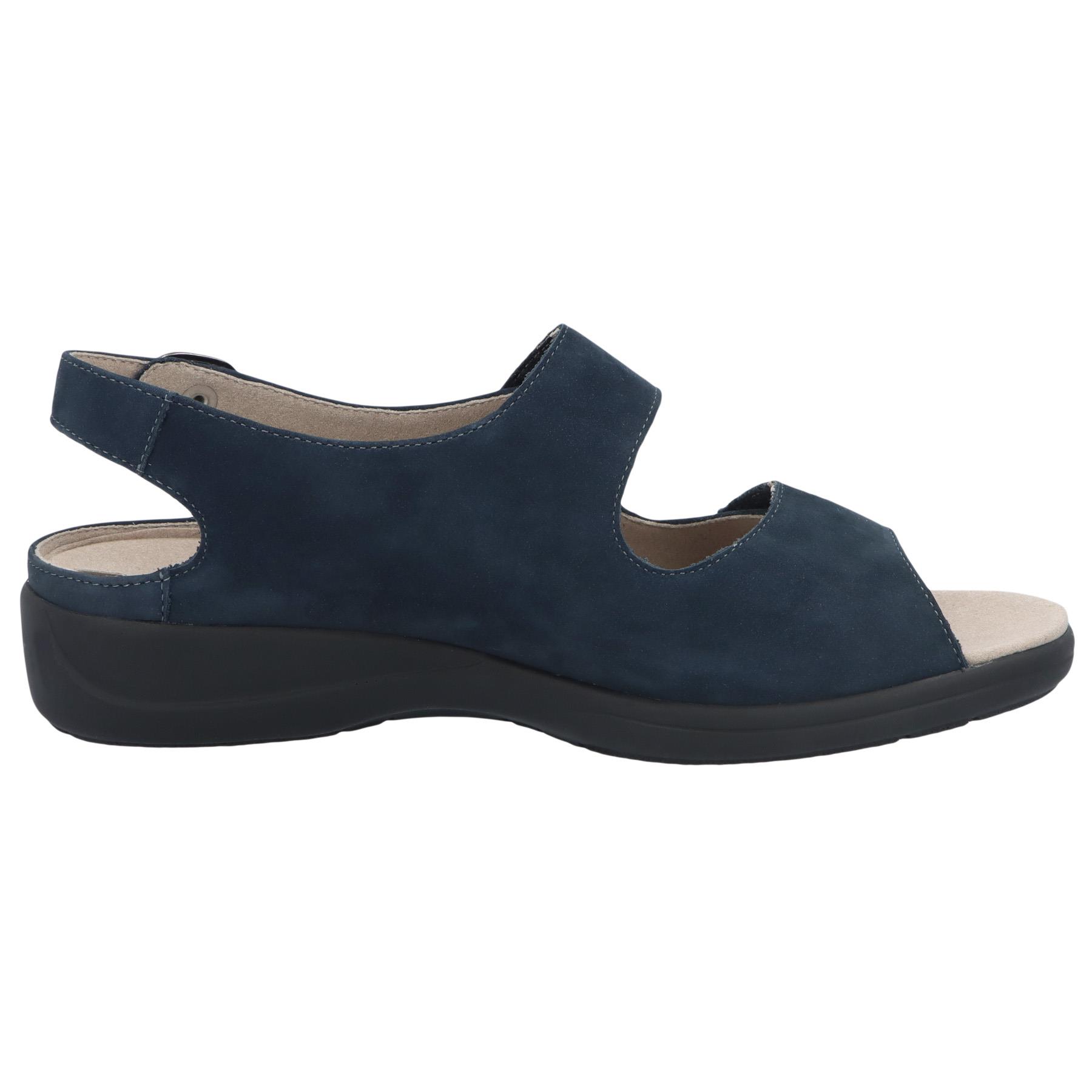 blaue sandale seitenansicht rechts