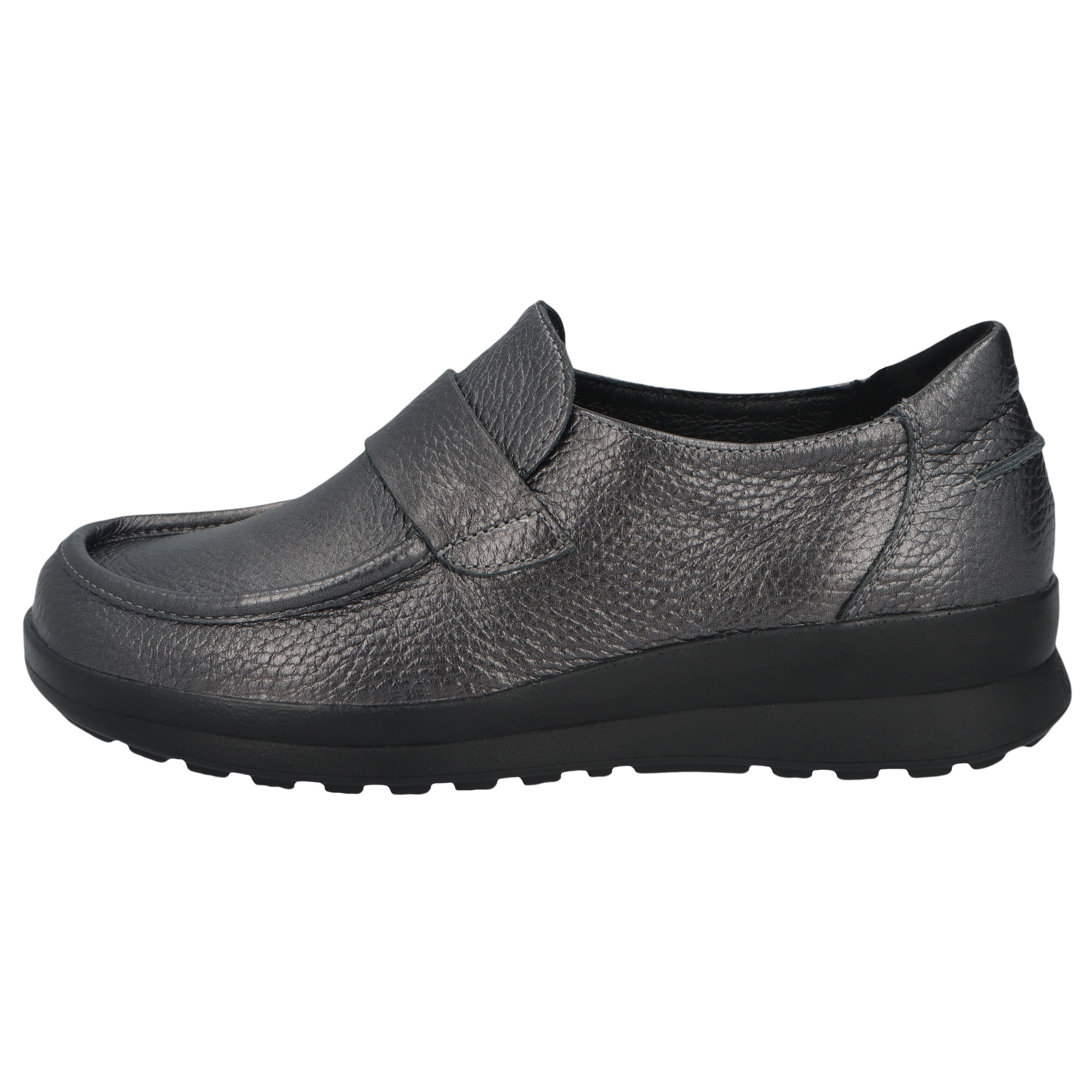 graue halbschuh seitenansicht links