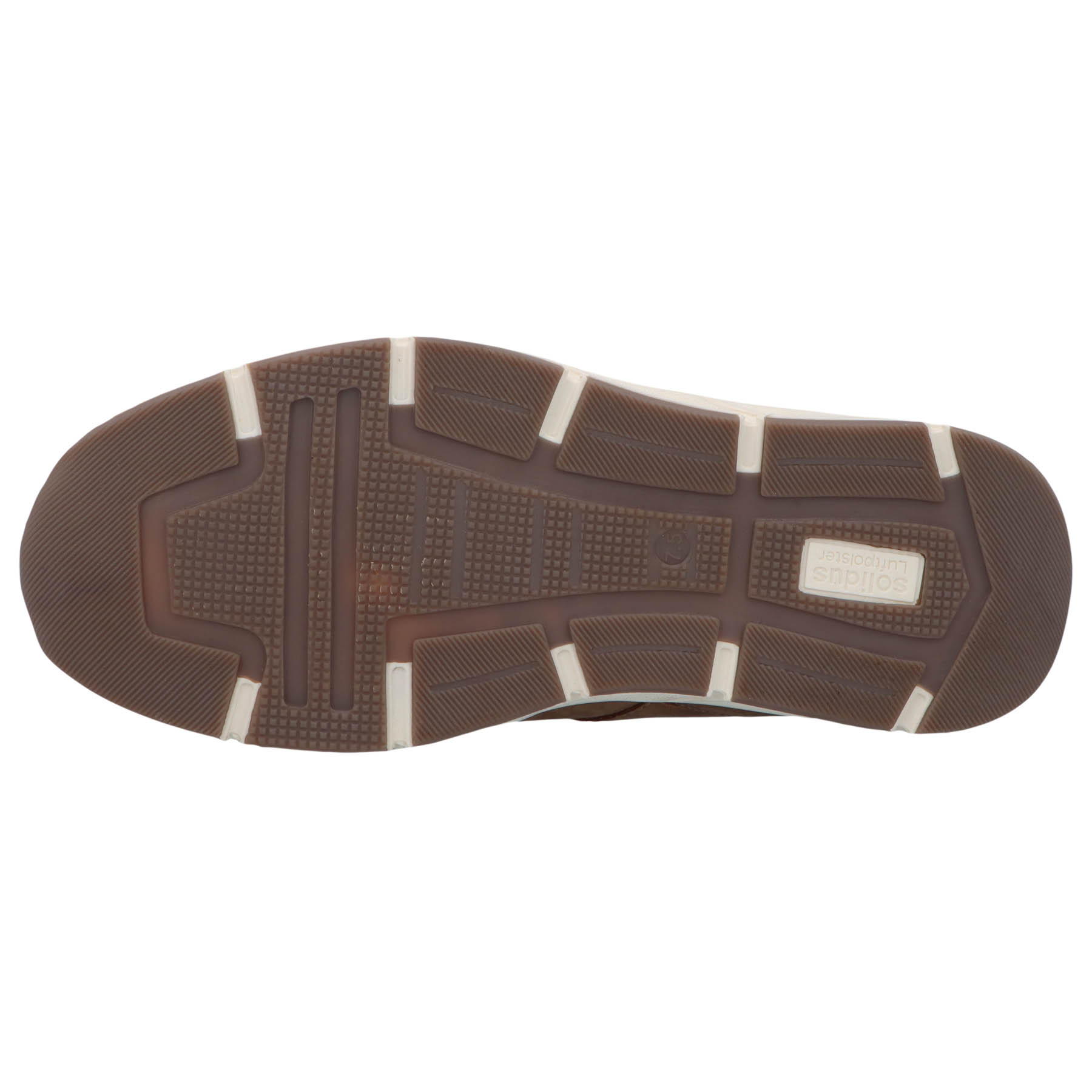 braune halbschuh sohlenansicht