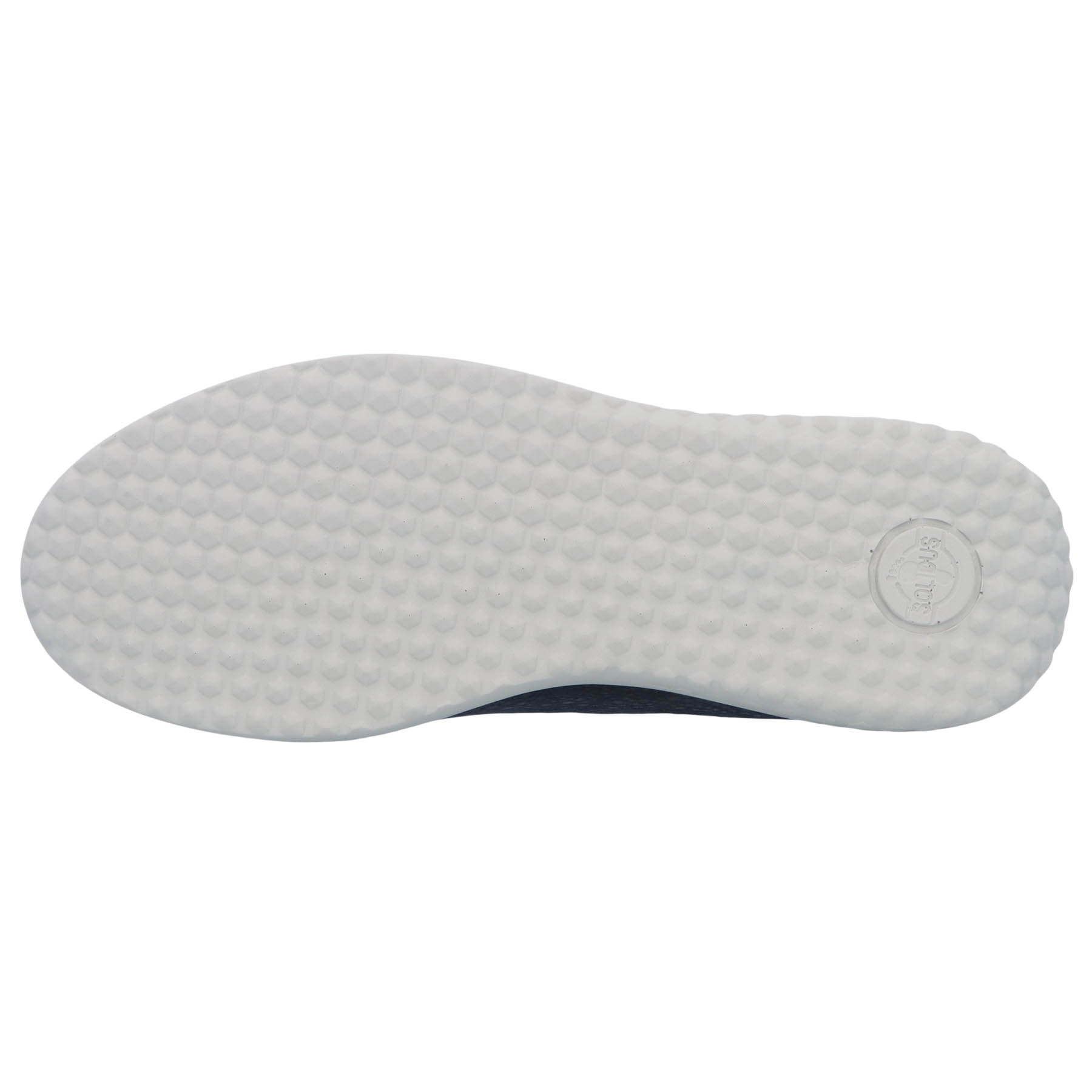 blaue halbschuh sohlenansicht