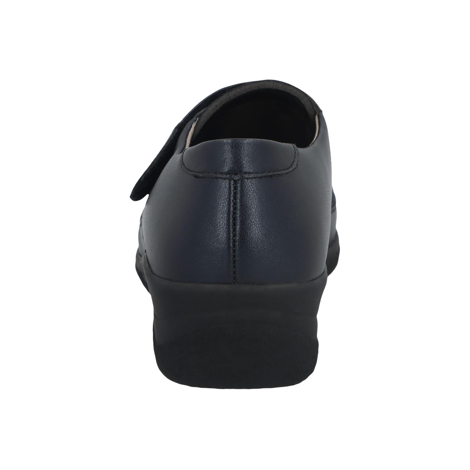 blaue slipper hinteransicht