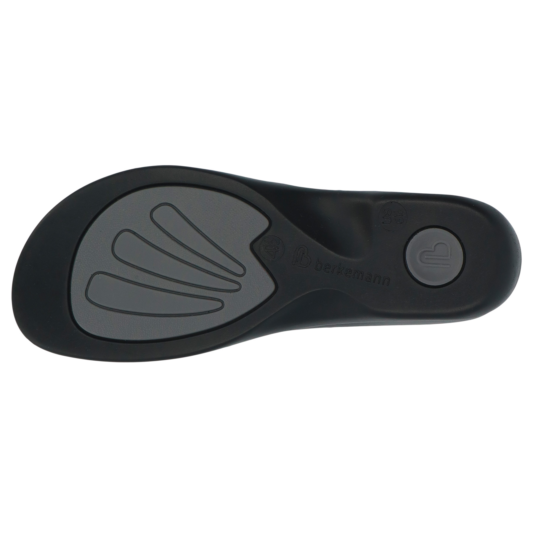 mehrfarbige pantolette sohlenansicht