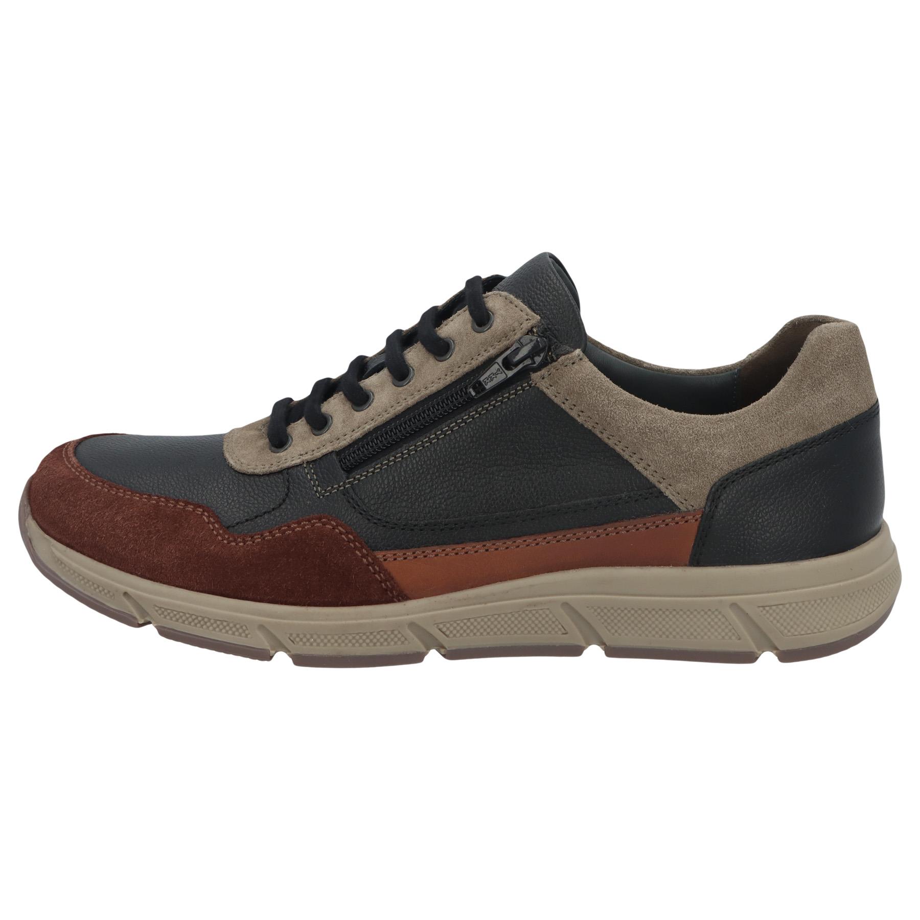 braune halbschuh seitenansicht links