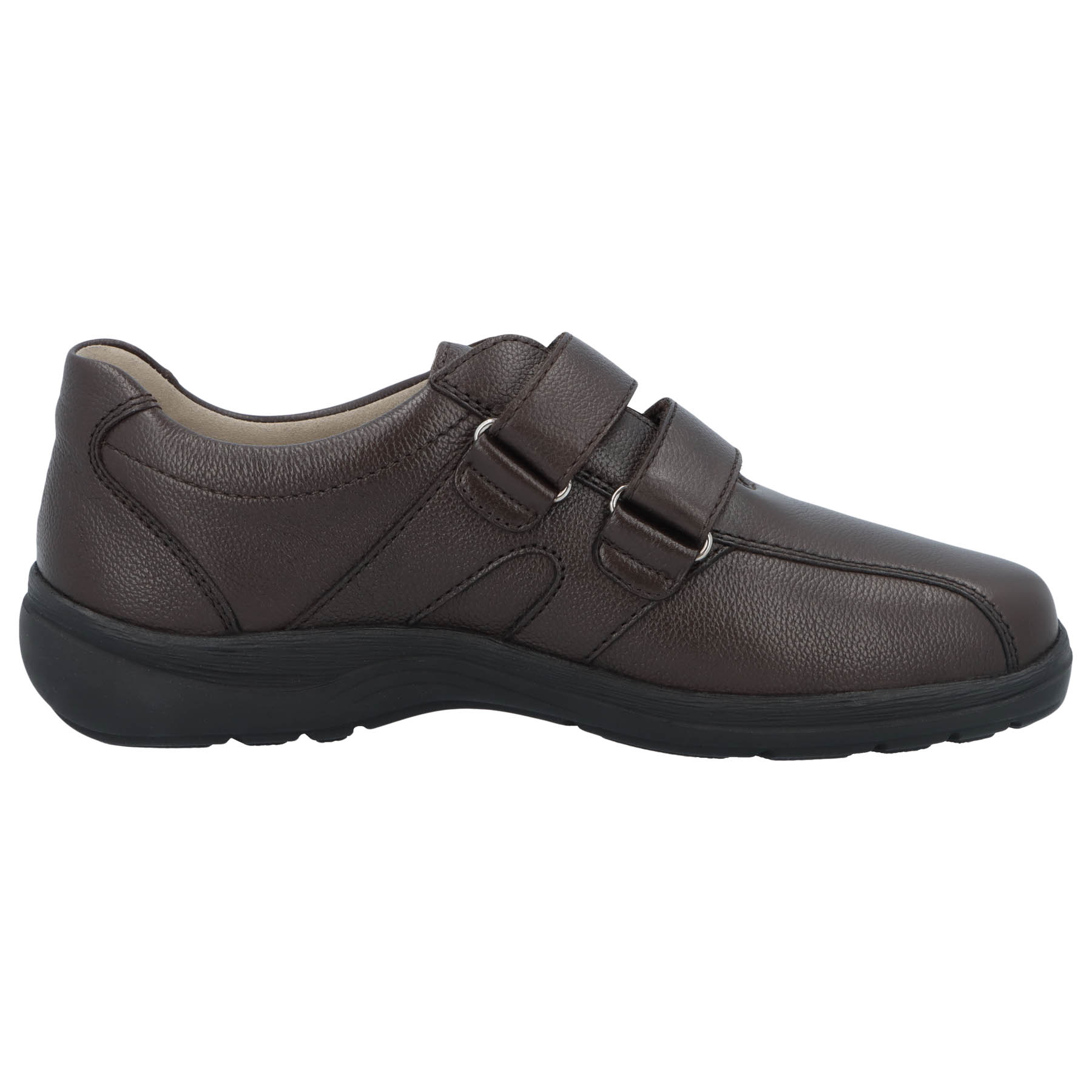 braune halbschuh seitenansicht rechts