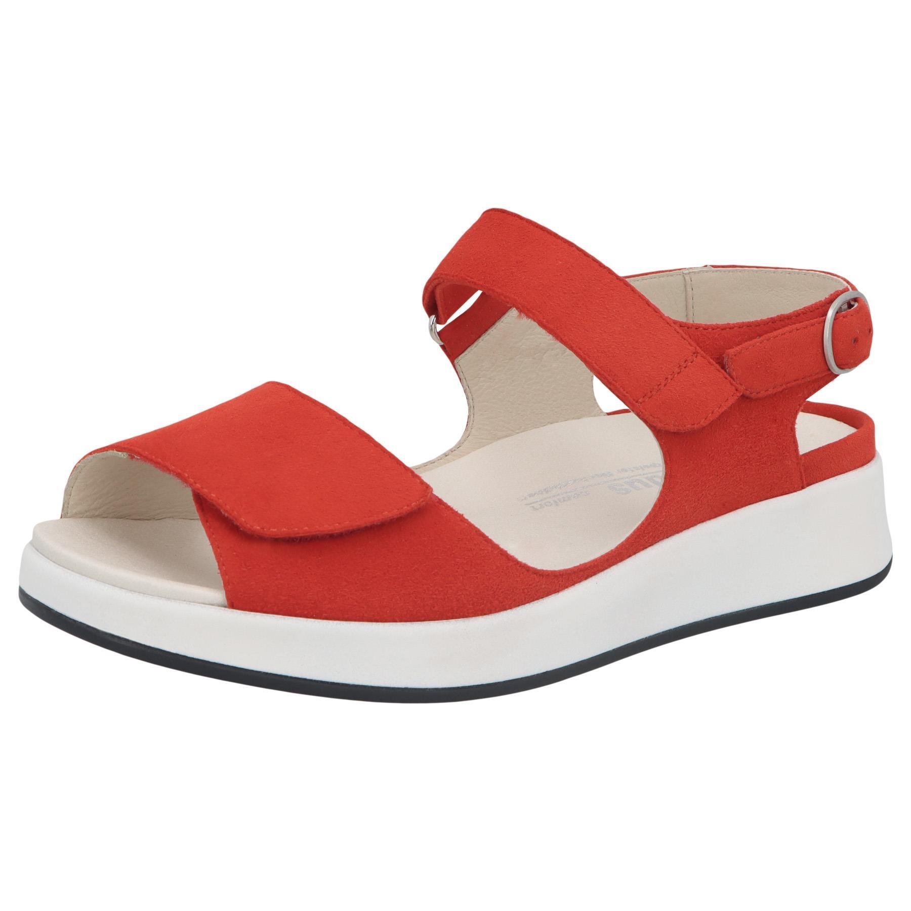 rote sandale 3-4 ansicht