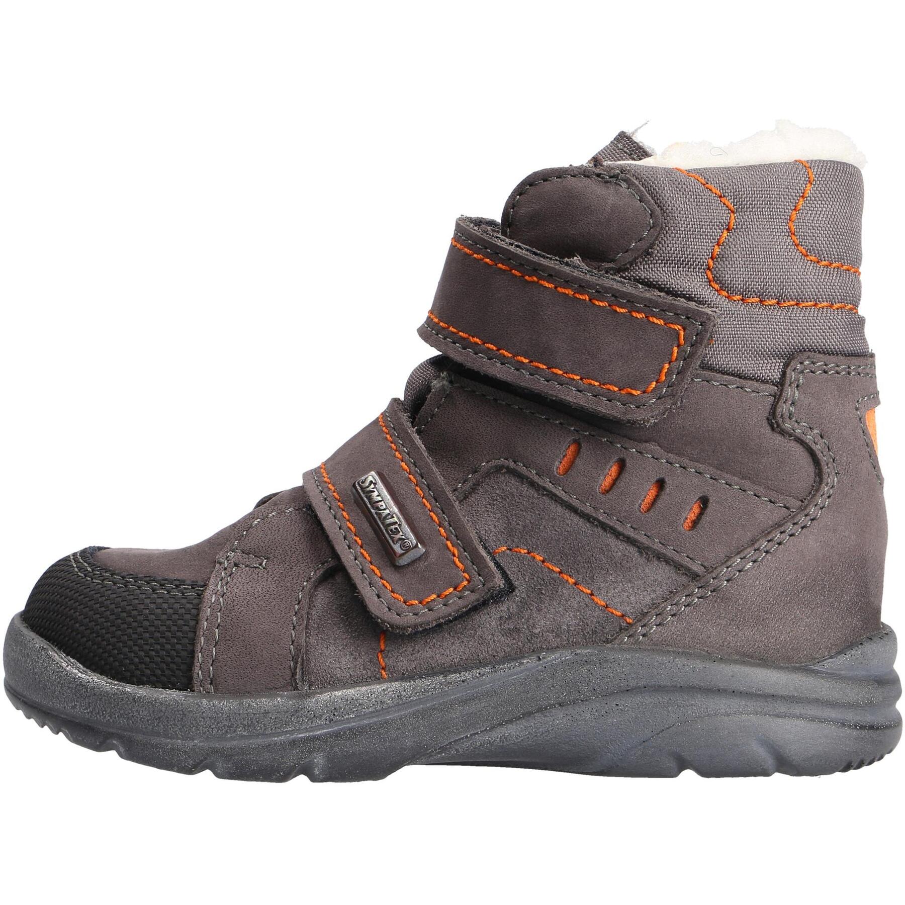 mehrfarbige stiefeletten seitenansicht links