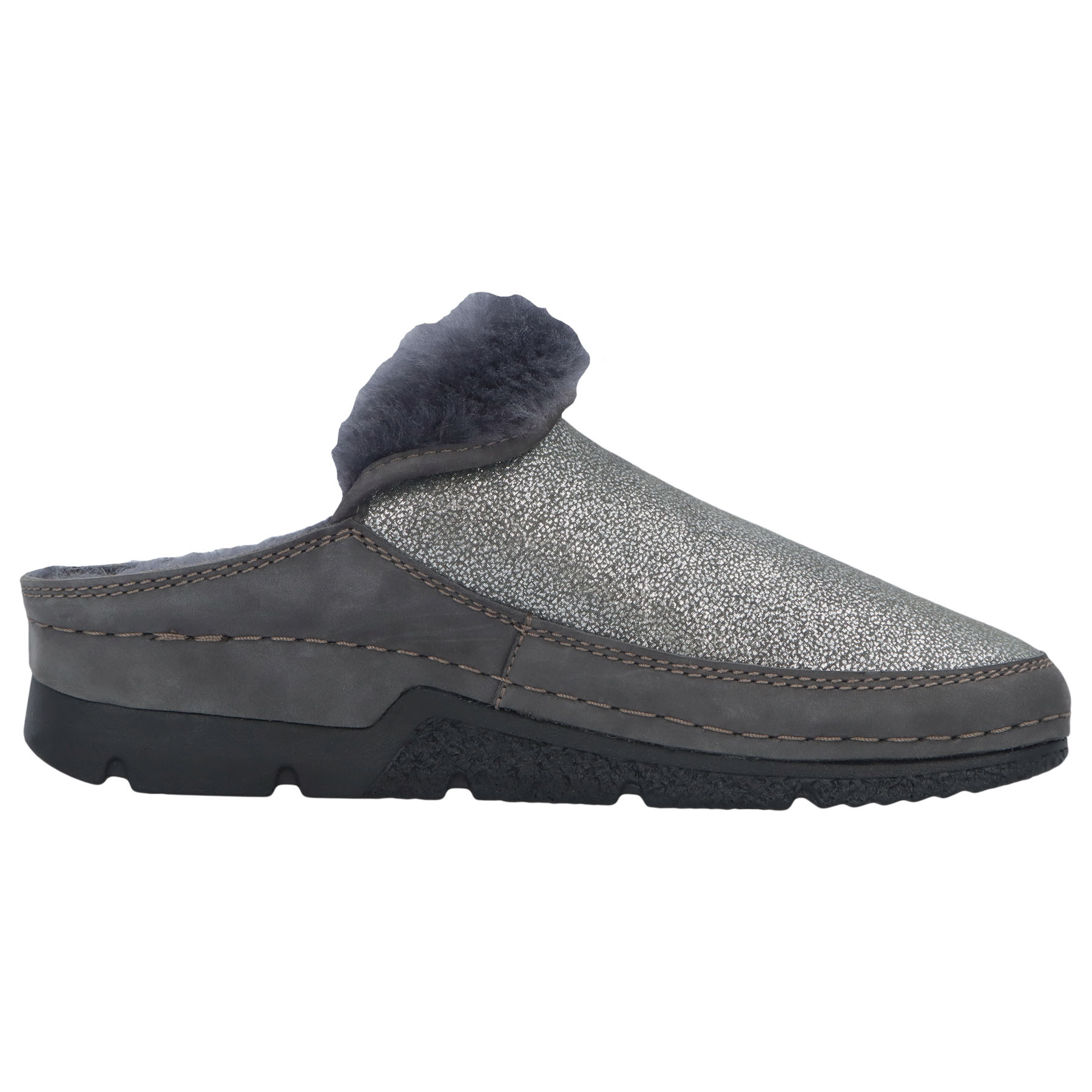 braune clogs seitenansicht rechts