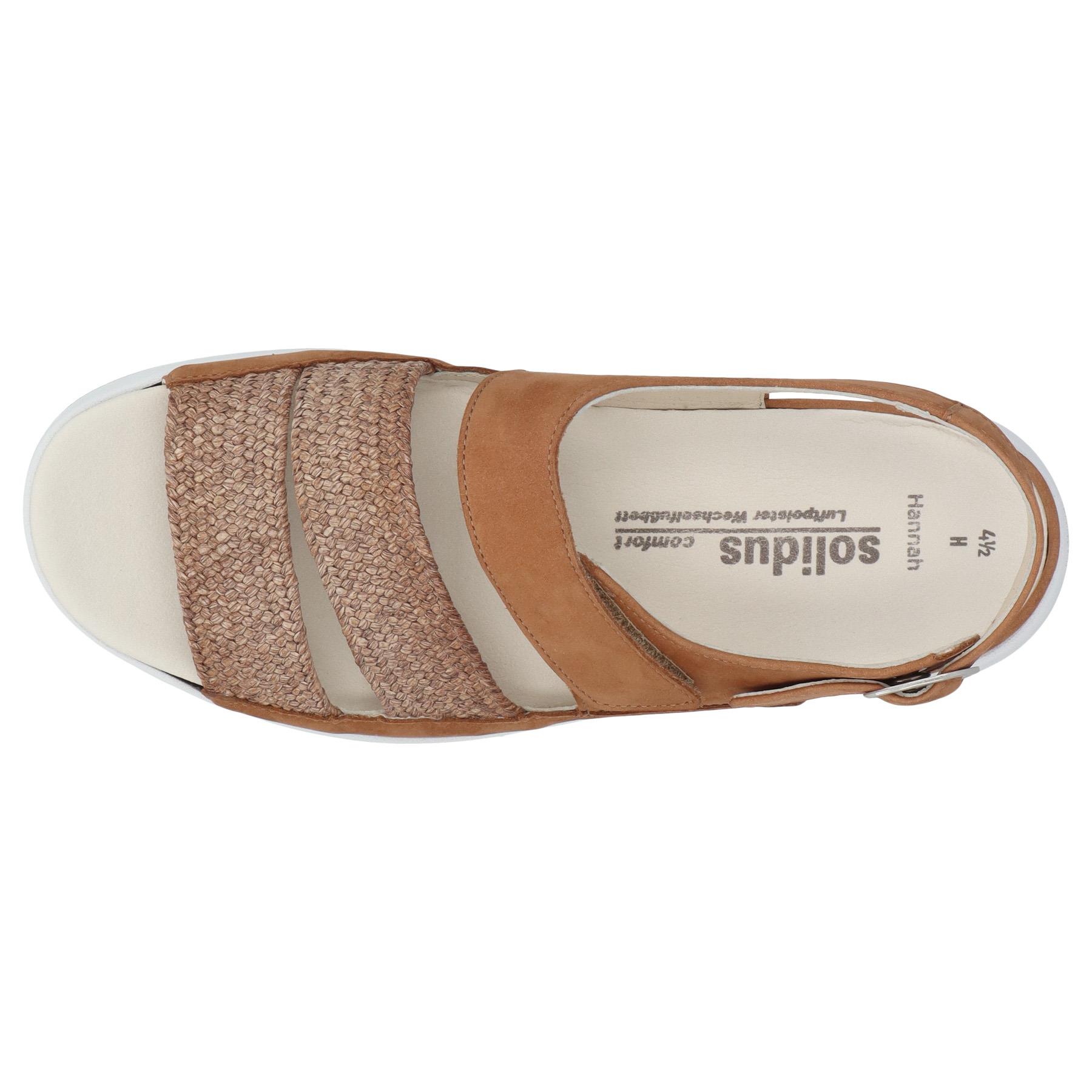 braune sandale draufsicht