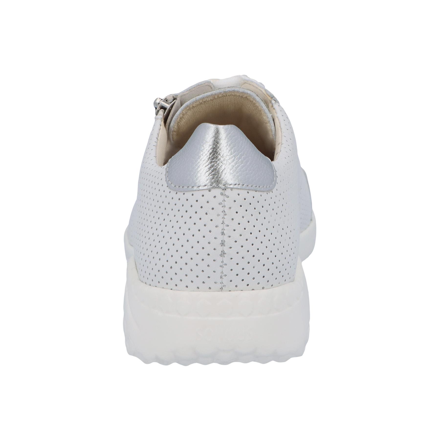 weiße halbschuh hinteransicht