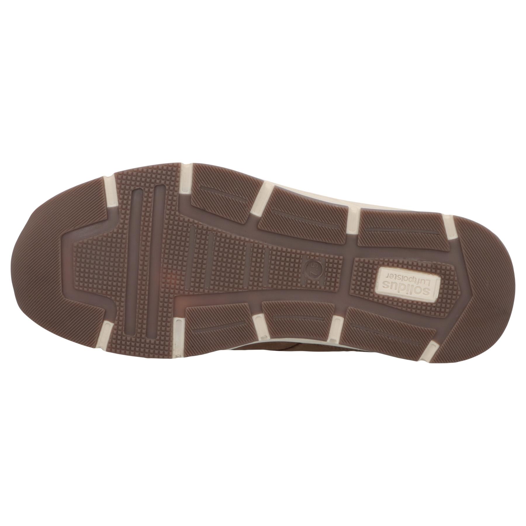 braune halbschuh sohlenansicht
