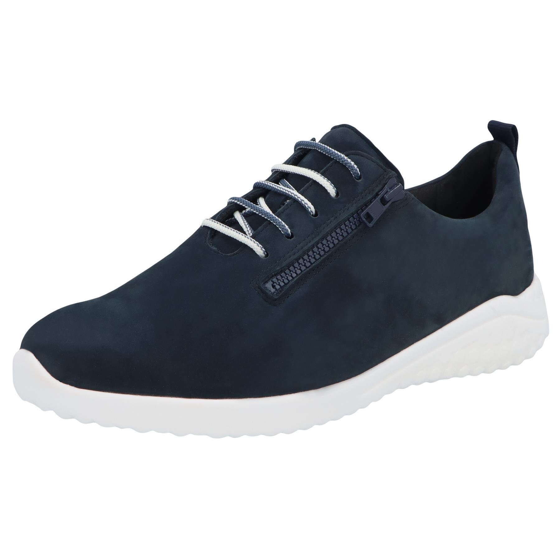 blaue halbschuh 3-4 ansicht