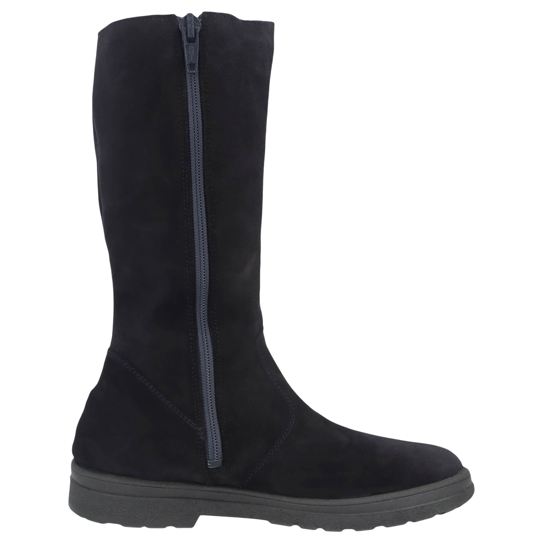 blaue stiefel seitenansicht rechts