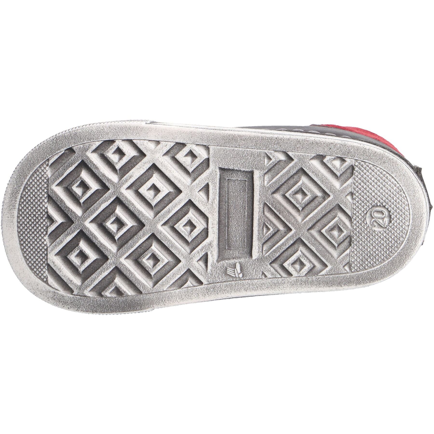 graue lauflernschuhe sohlenansicht