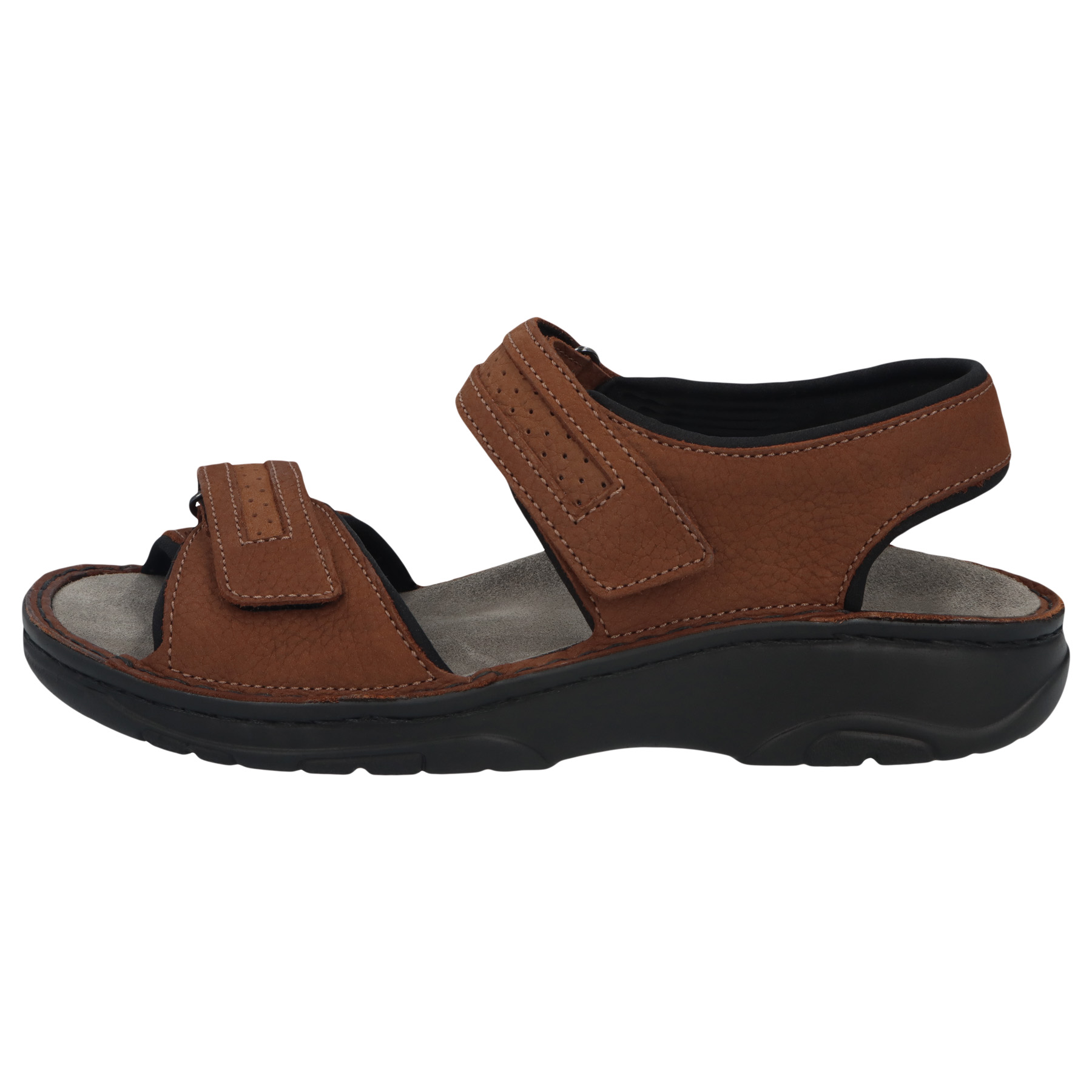 braune sandale seitenansicht links