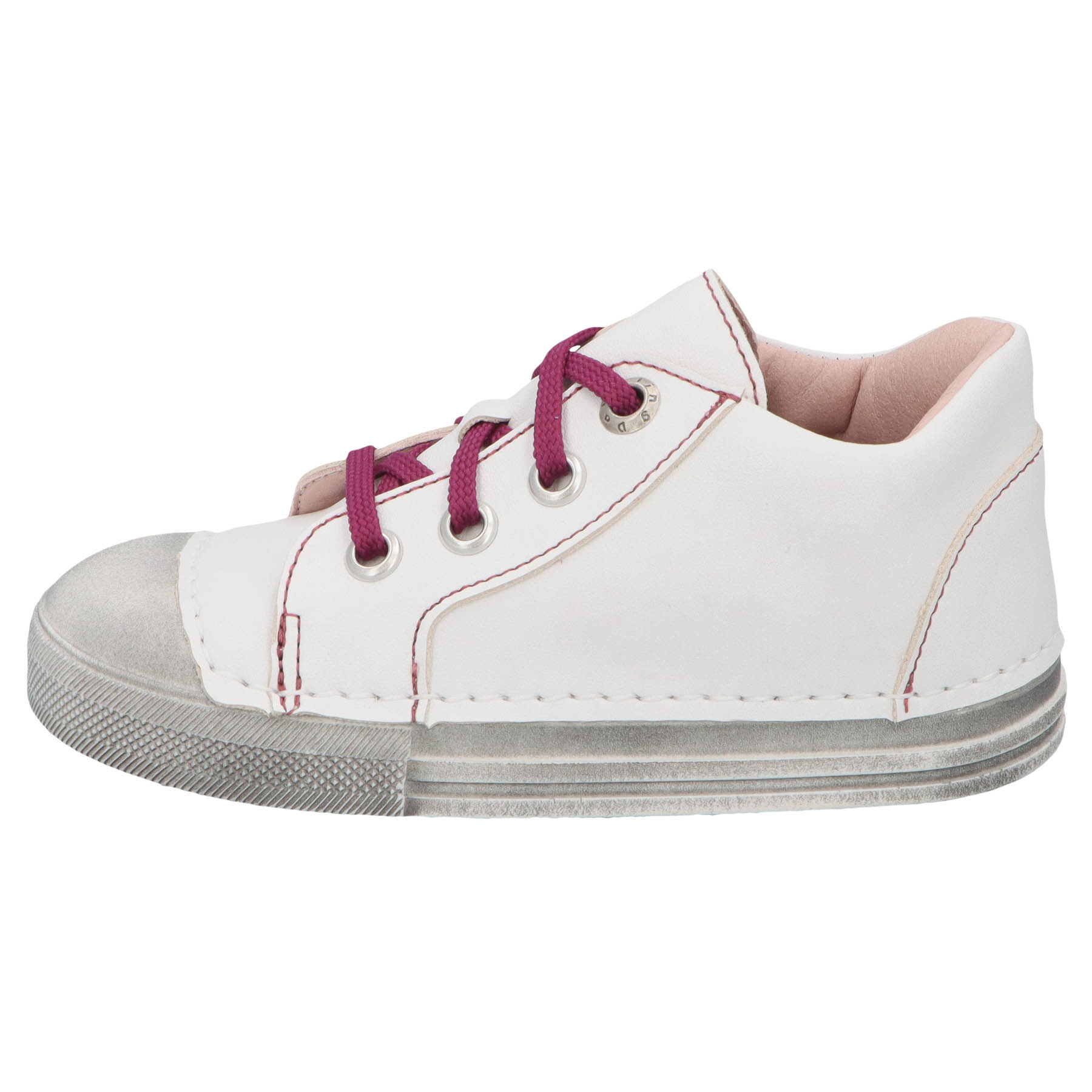 mehrfarbige lauflernschuhe seitenansicht links