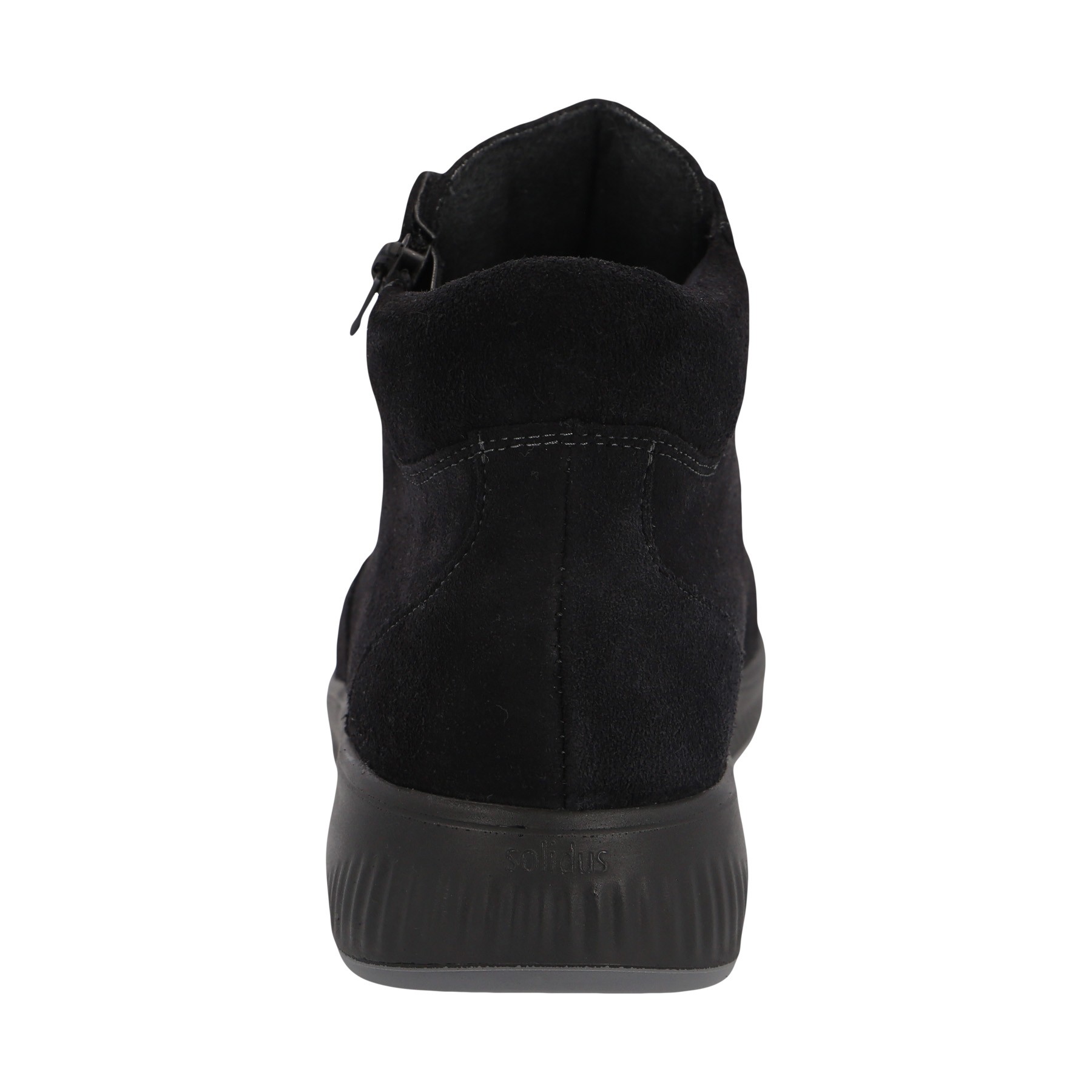 schwarze stiefel hinteransicht