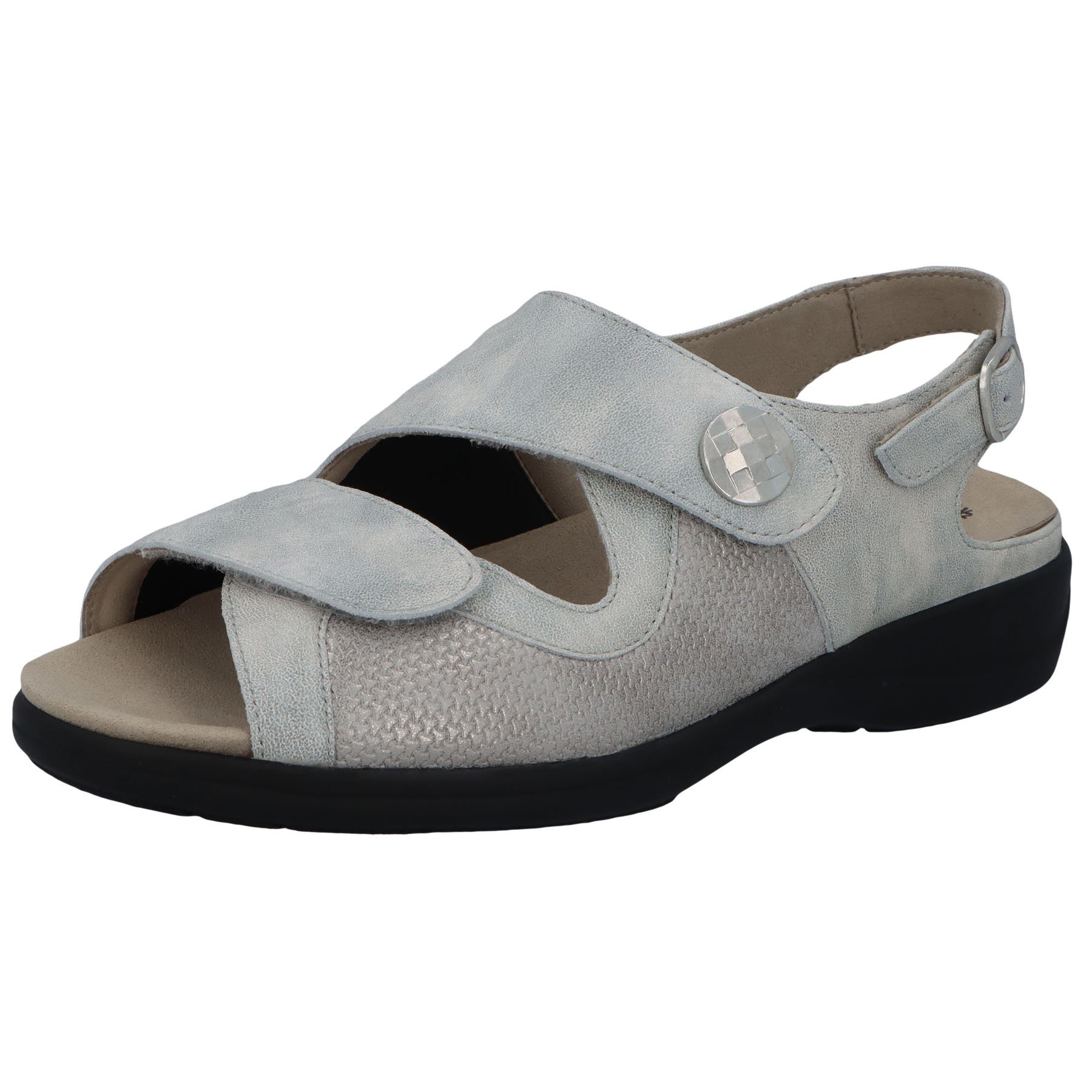 graue sandale 3-4 ansicht