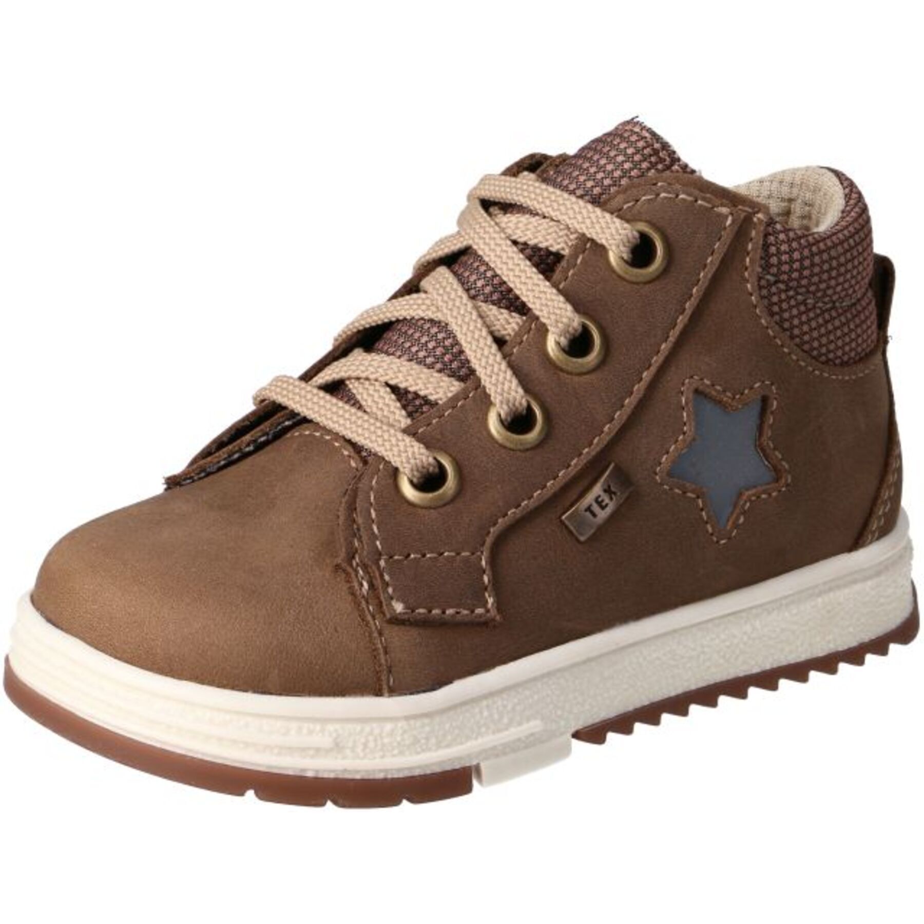 braune lauflernschuhe 3-4 ansicht