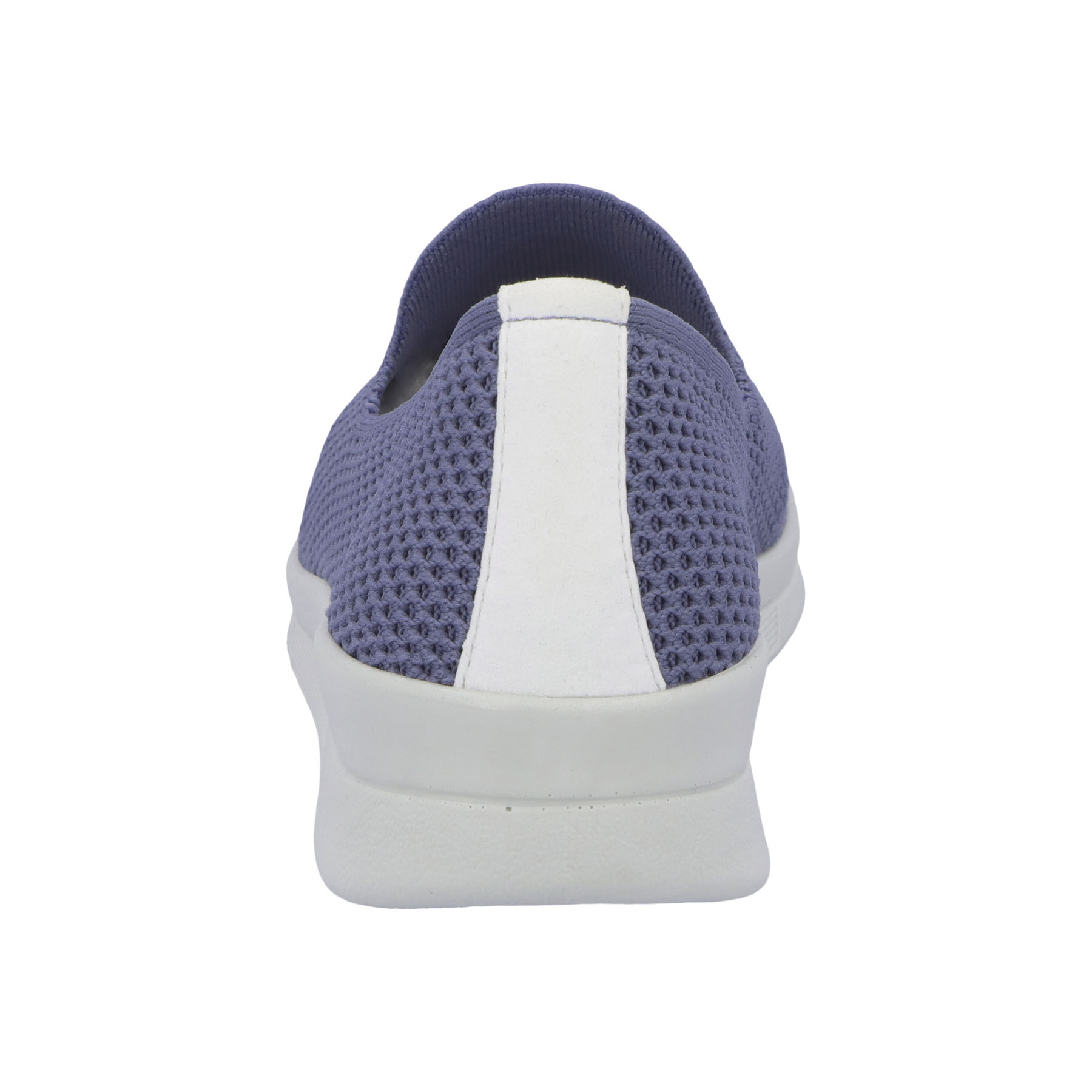 blaue halbschuh hinteransicht