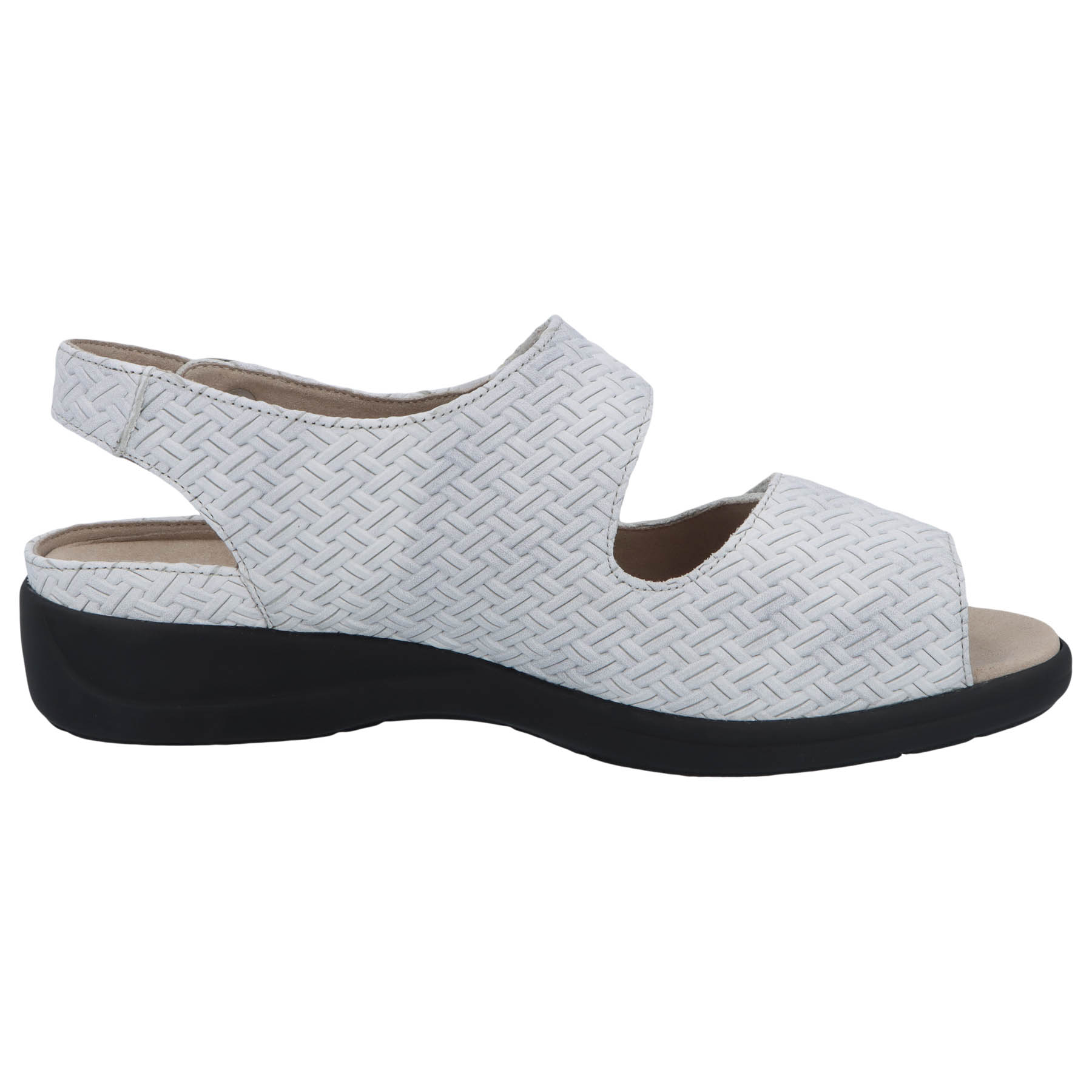 graue sandale seitenansicht rechts