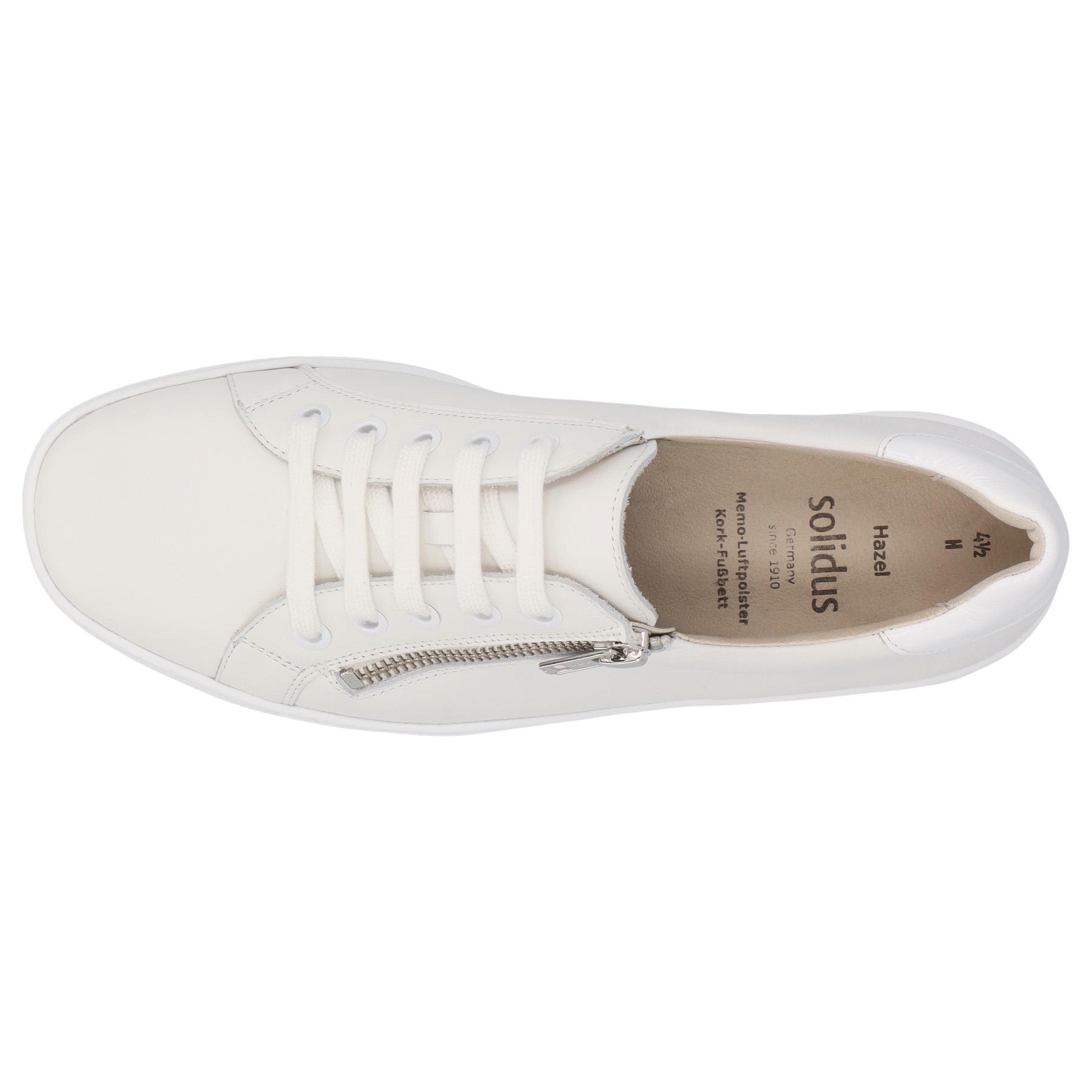 weiße halbschuh draufsicht