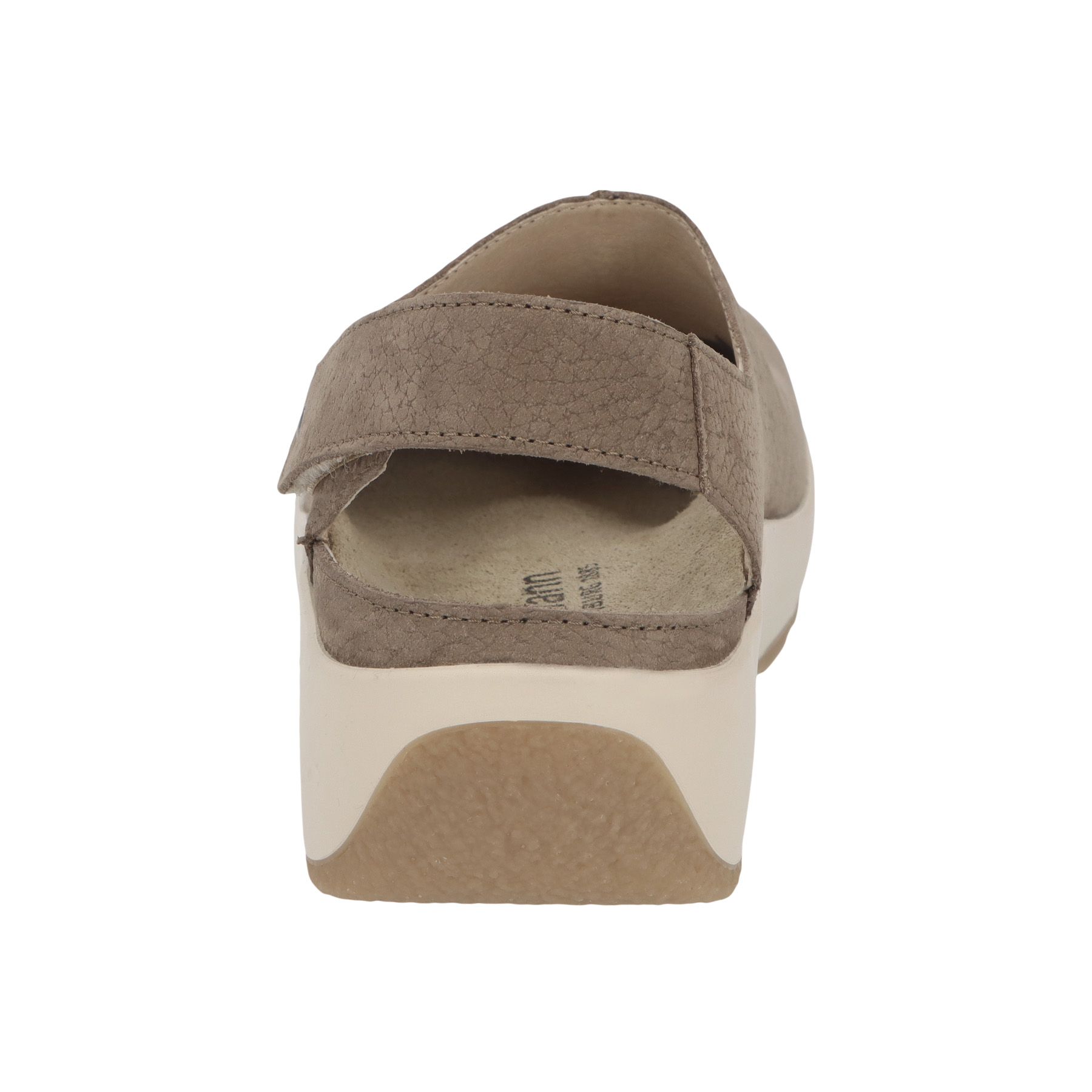 braune sandale hinteransicht