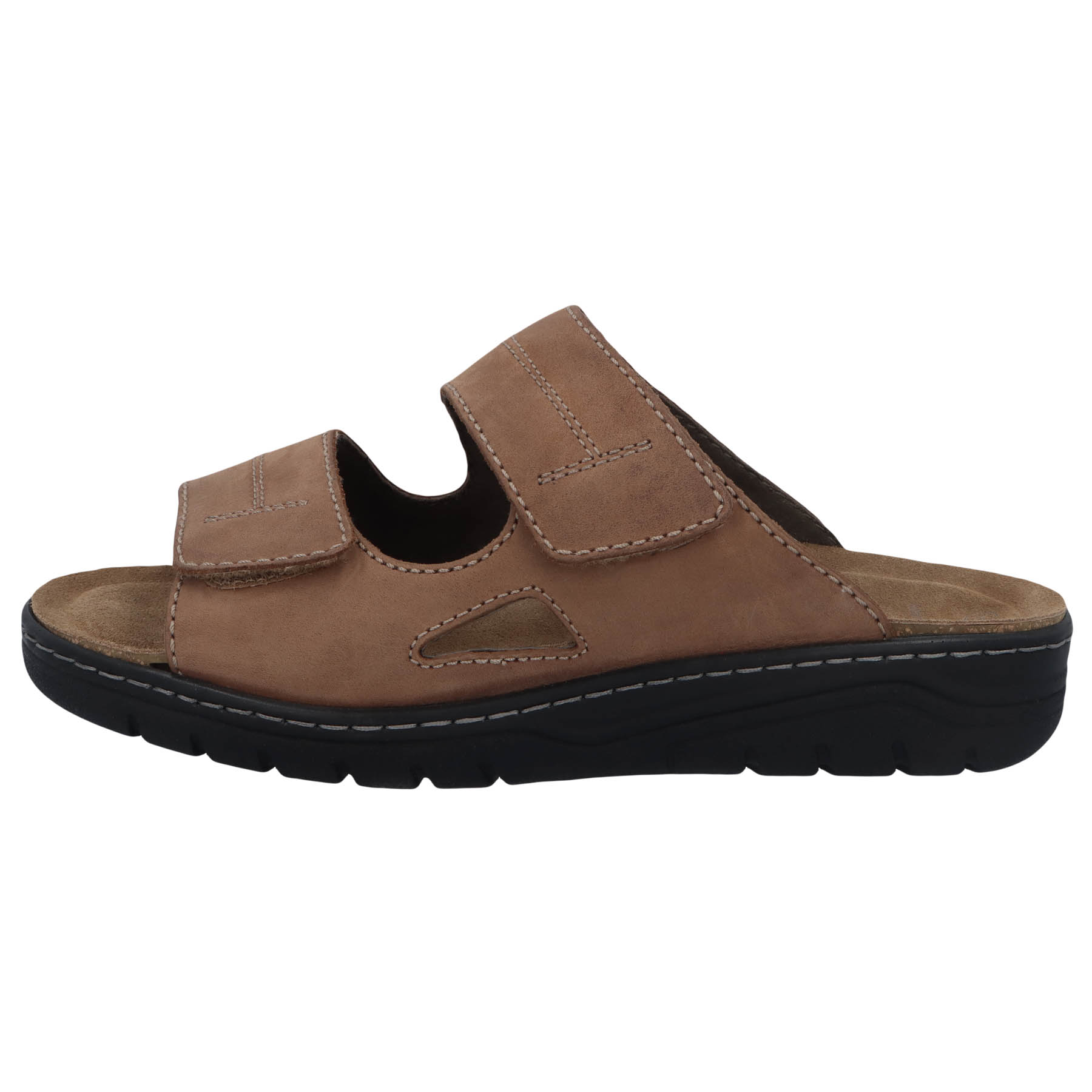 braune pantolette seitenansicht links