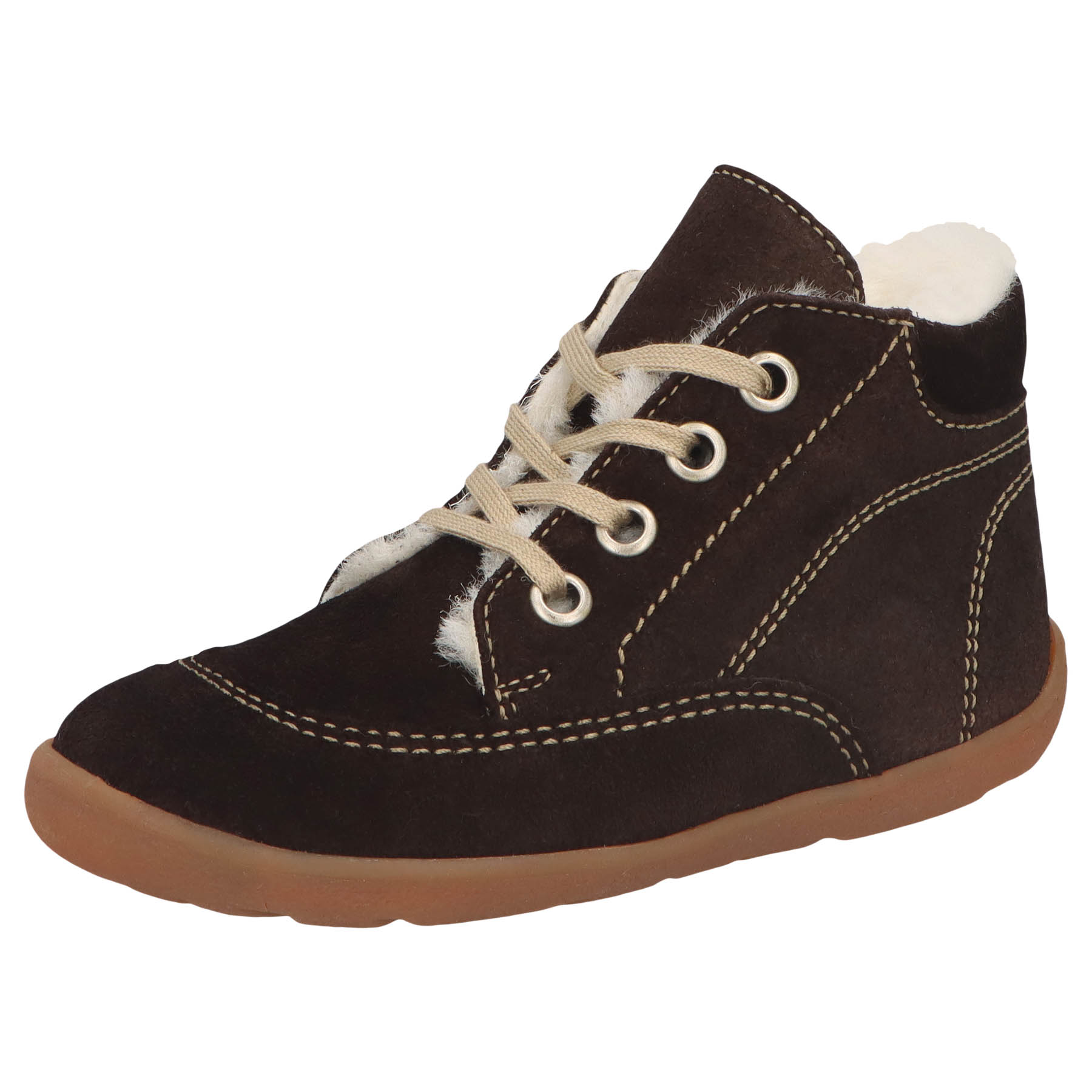 braune lauflernschuhe 3-4 ansicht