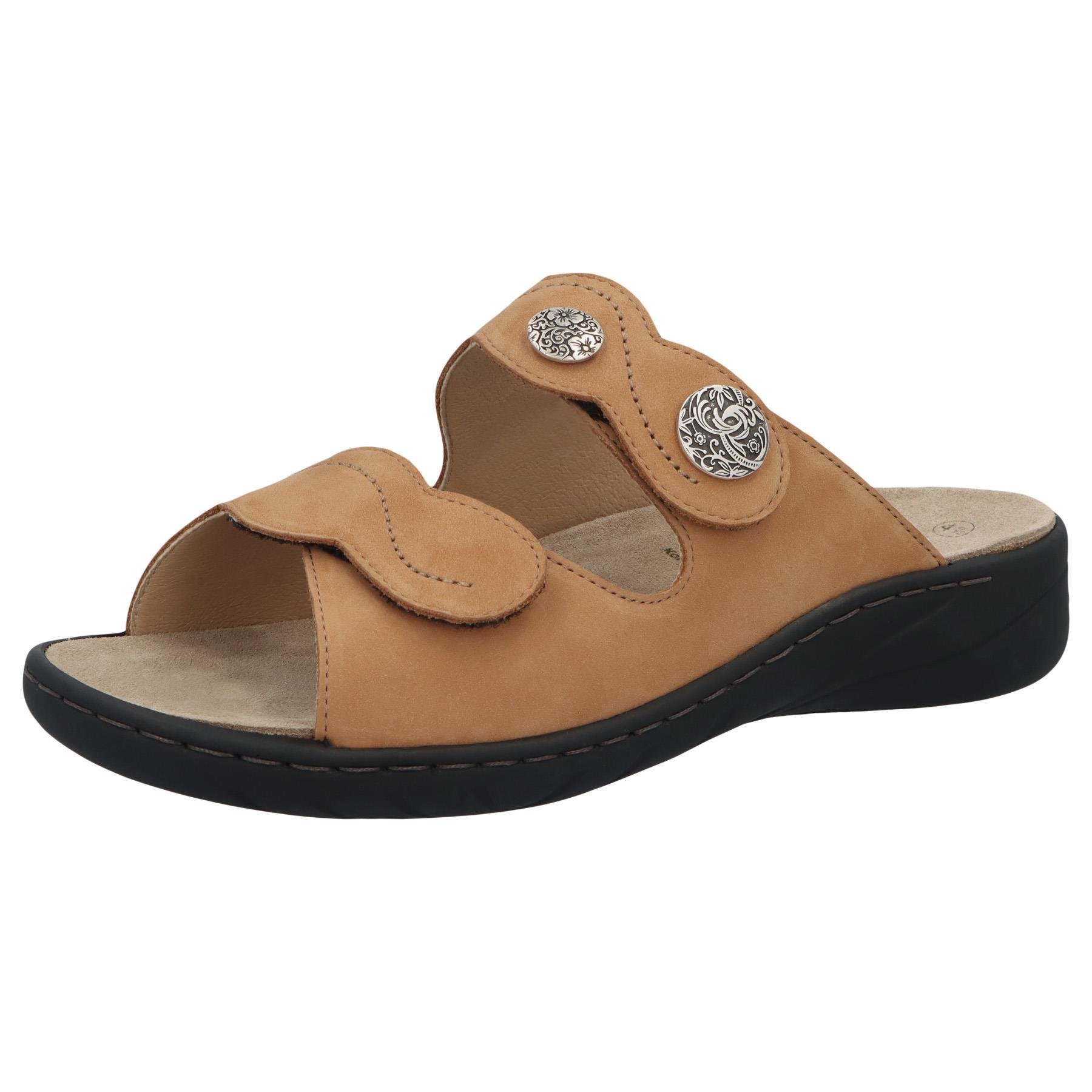 braune pantolette 3-4 ansicht