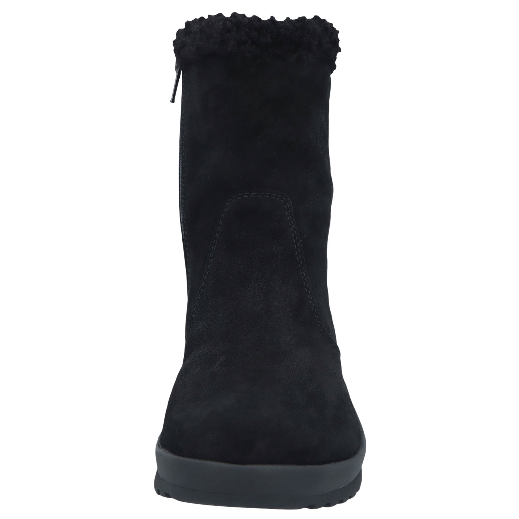 schwarze stiefel vorderansicht