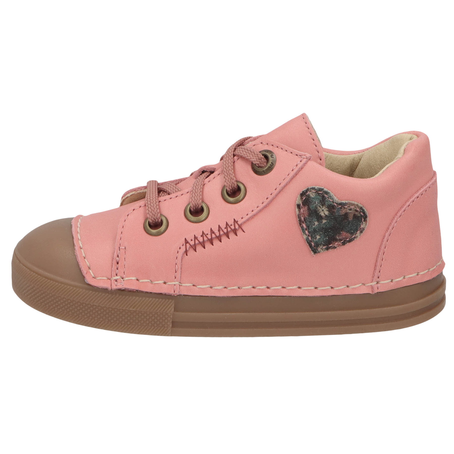 rote lauflernschuhe seitenansicht links