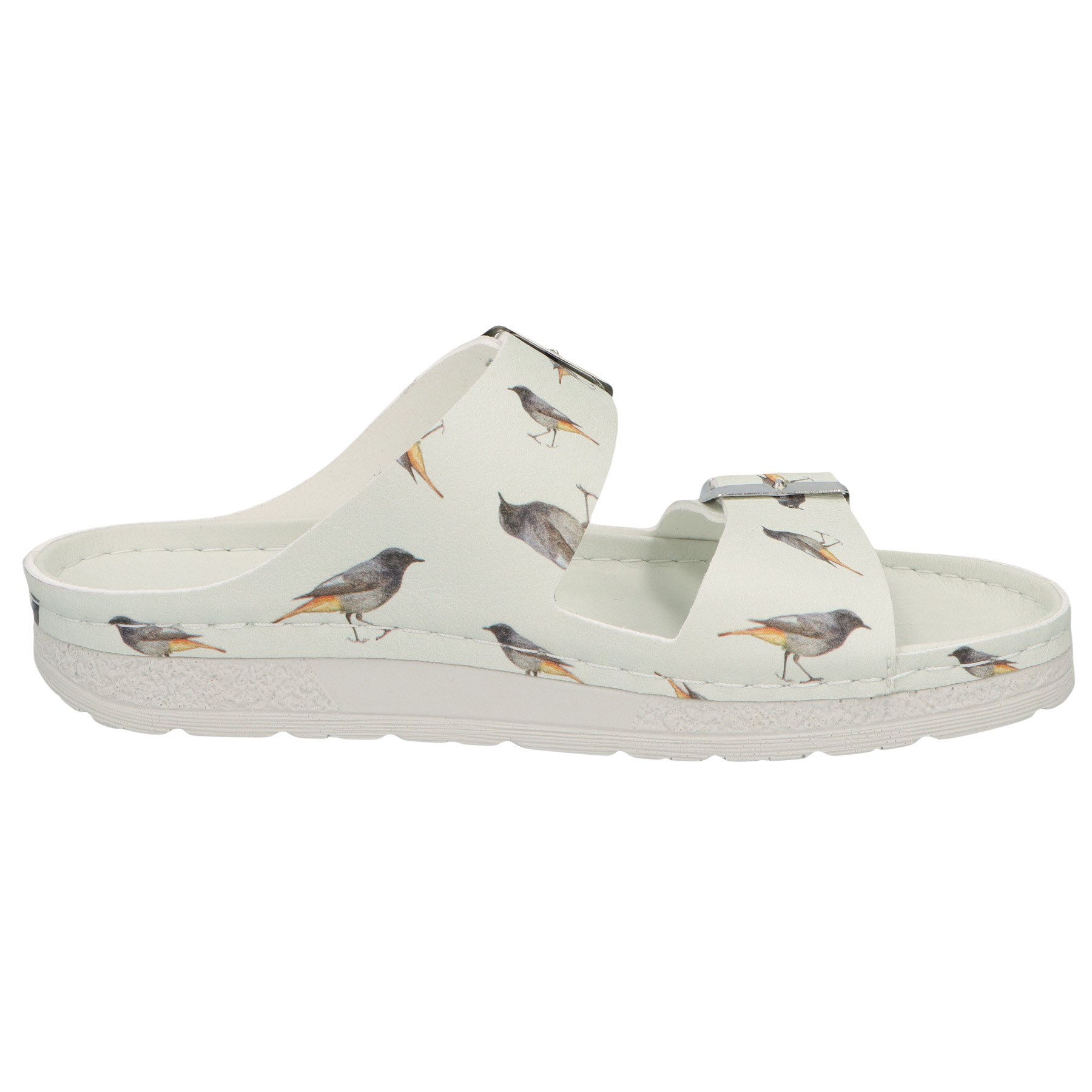 weiße pantolette seitenansicht rechts