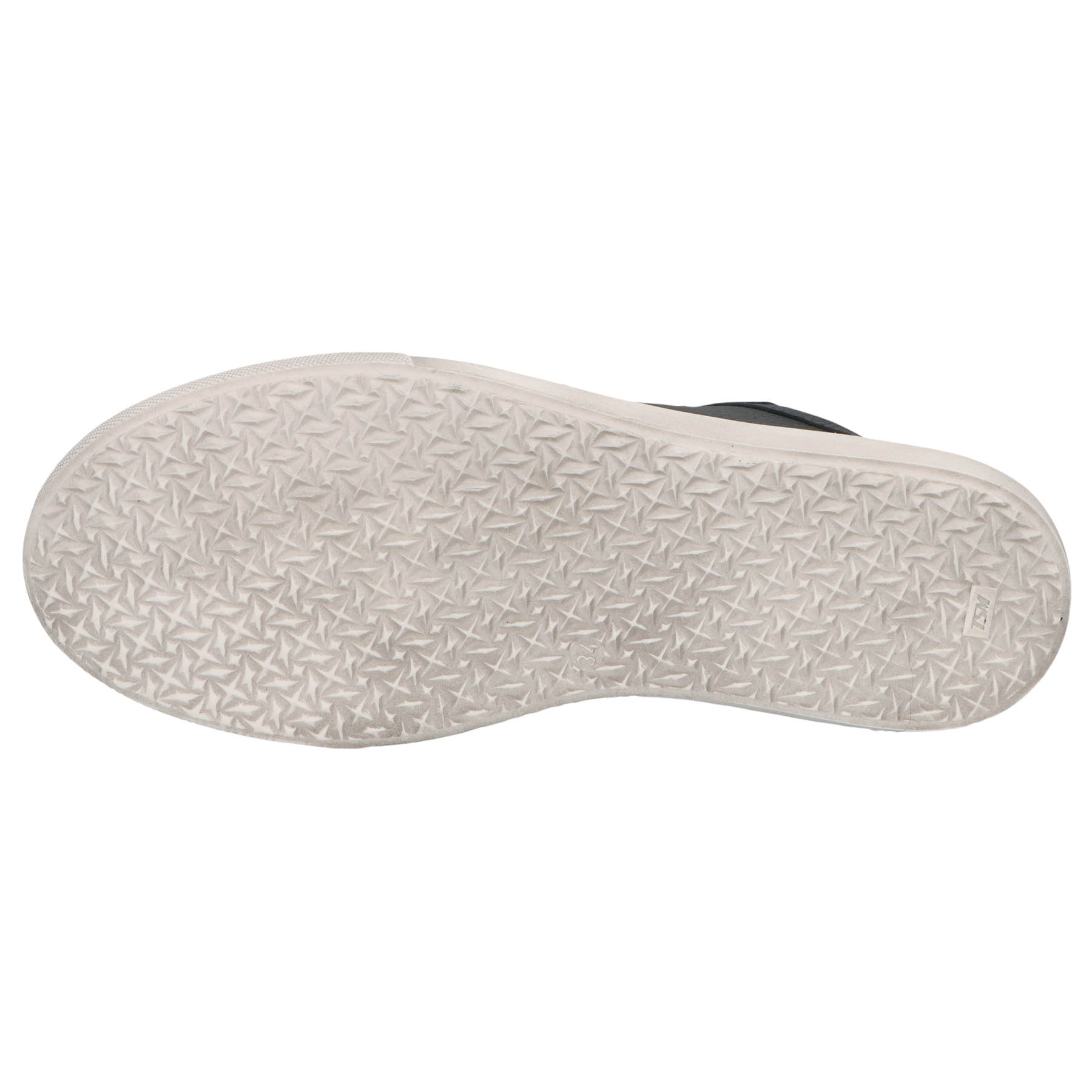 schwarze mid cut sohlenansicht