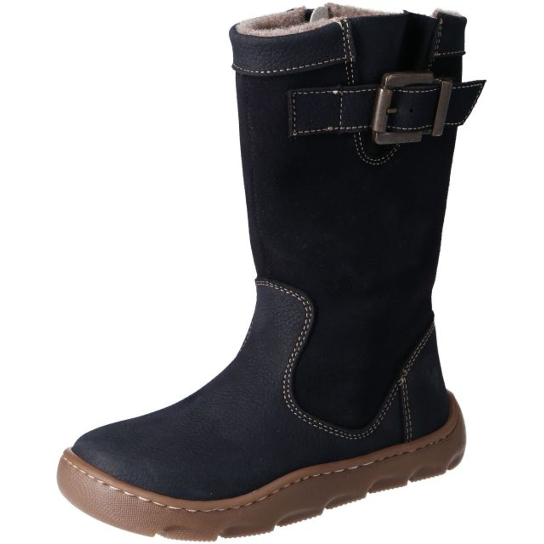 blaue halbschuh 3-4 ansicht