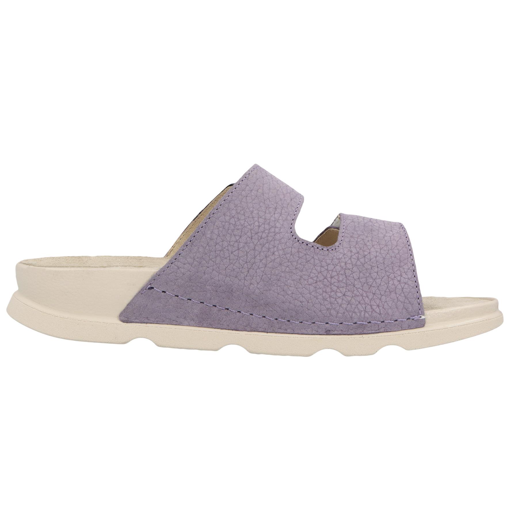 blaue pantolette seitenansicht rechts