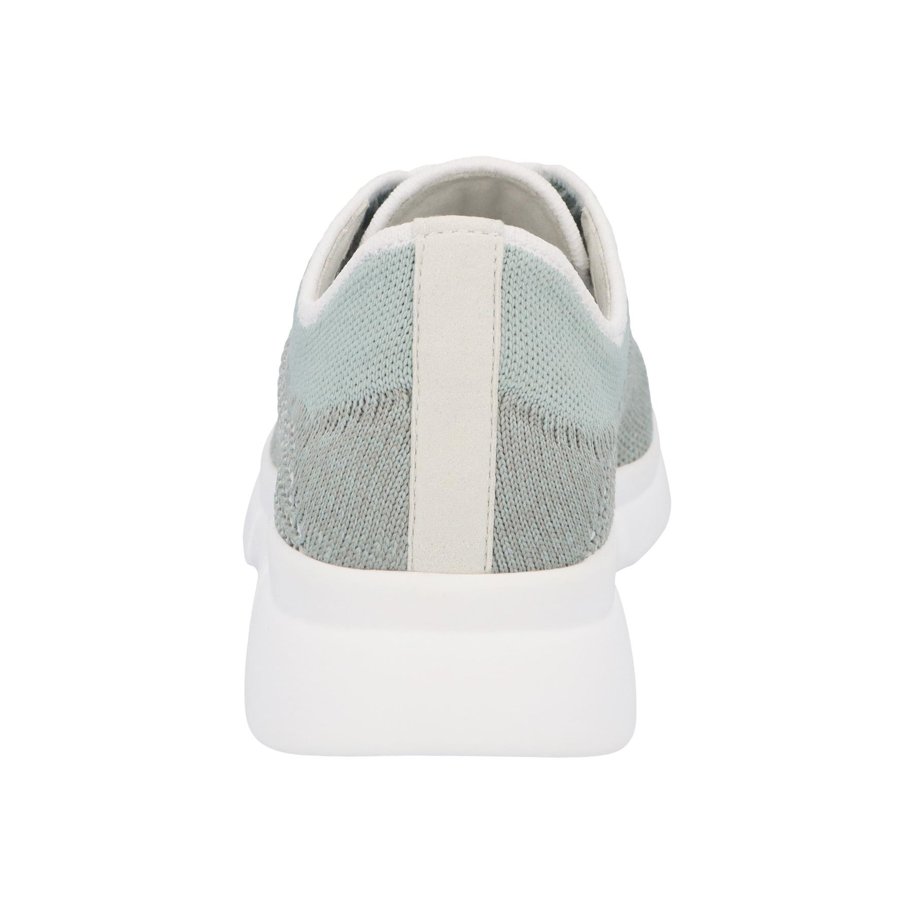 graue sneaker hinteransicht